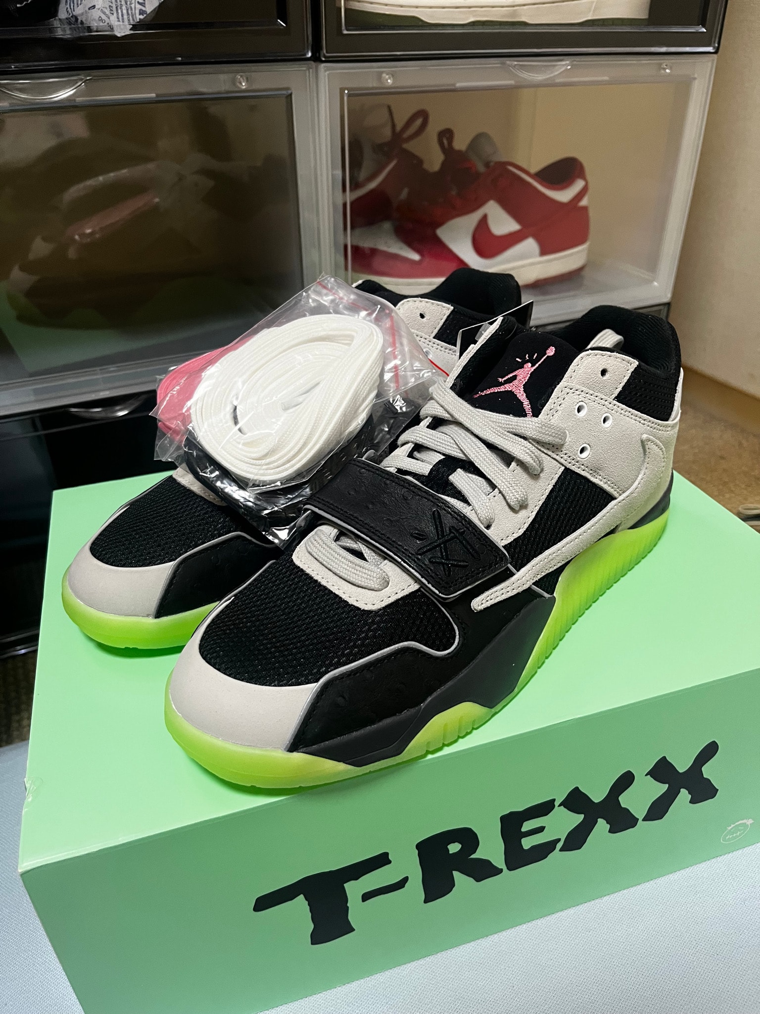 Travis Scott × Chase B × Nike Jumpman Jack TR CJ1 T-Rexx "Night Silver"