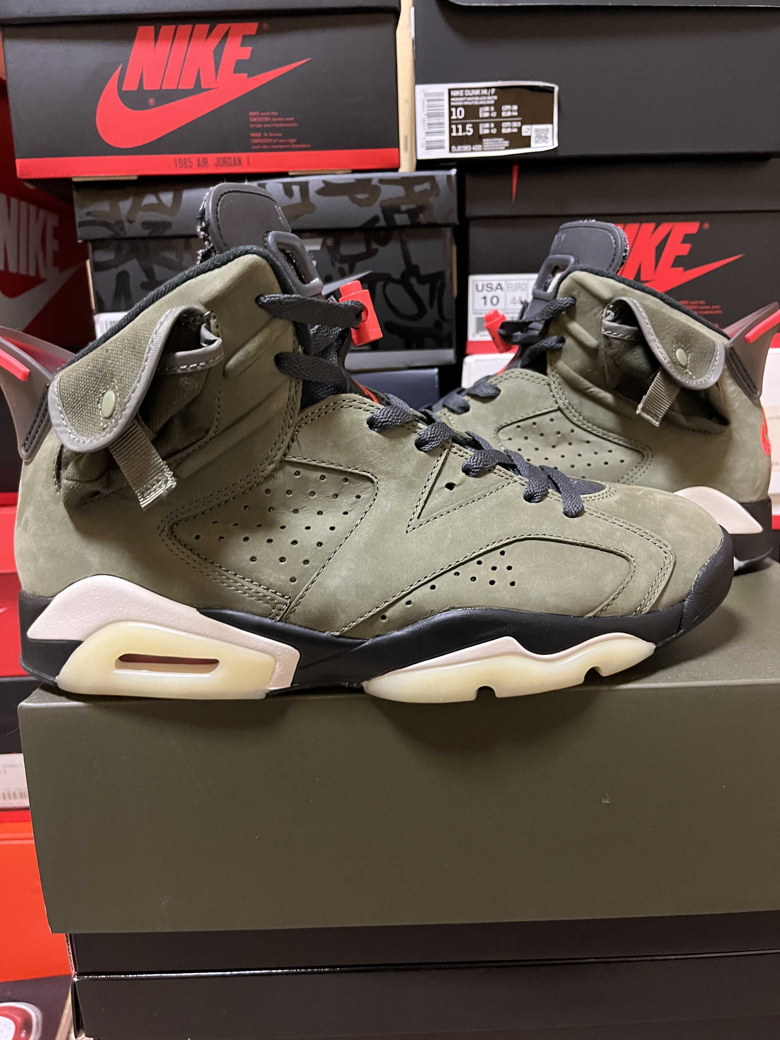 Travis Scott × Nike Air Jordan 6 Retro "Medium Olive"