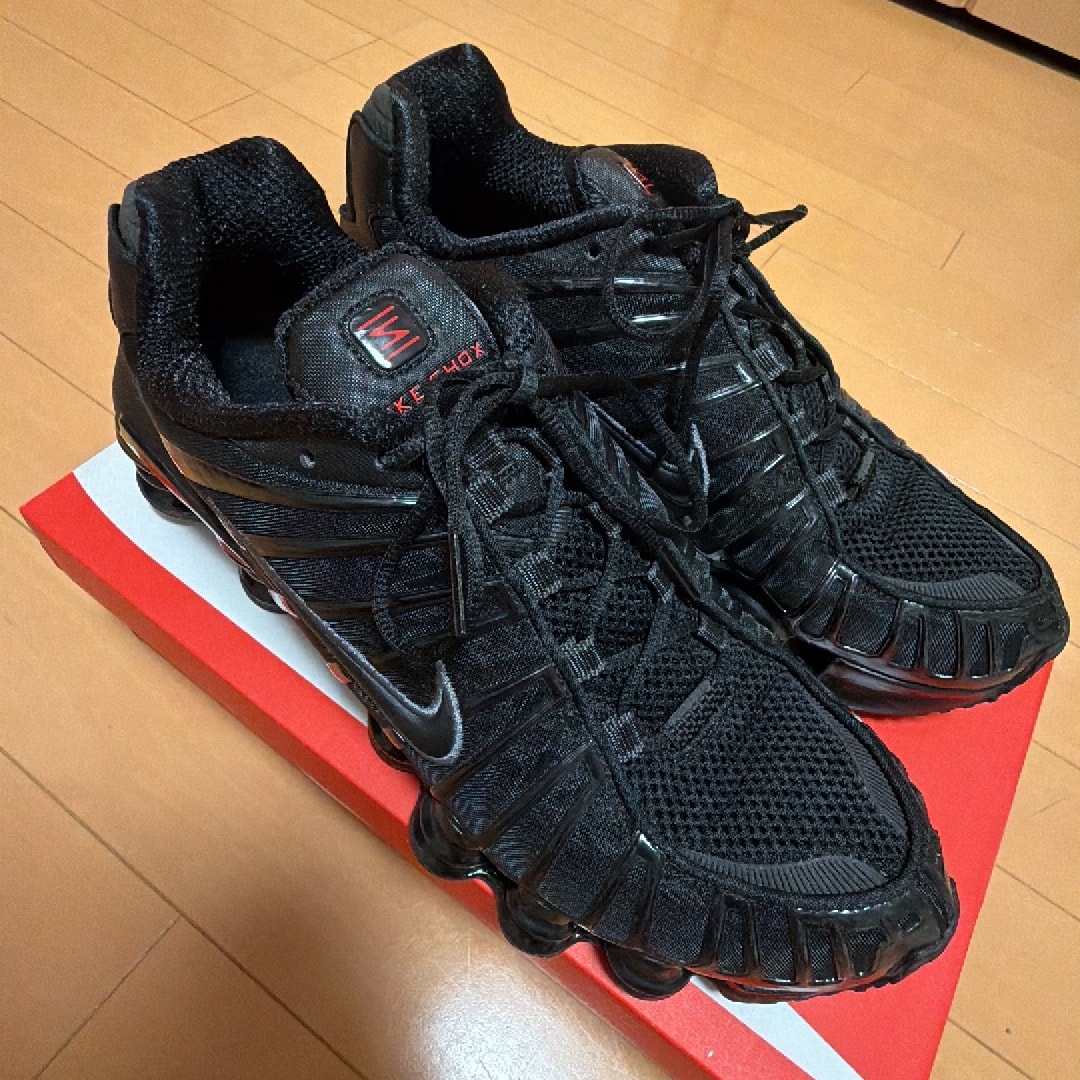 Nike Shox TL "Black/Metallic Hematite/Max Orange/Black"