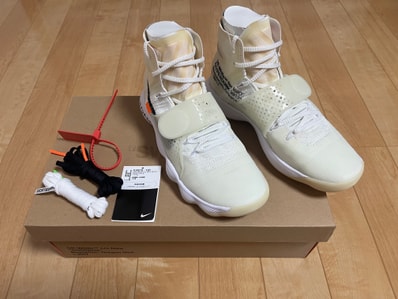 Off-White × Nike React Hyperdunk 2017 Flyknit "The 10/White"