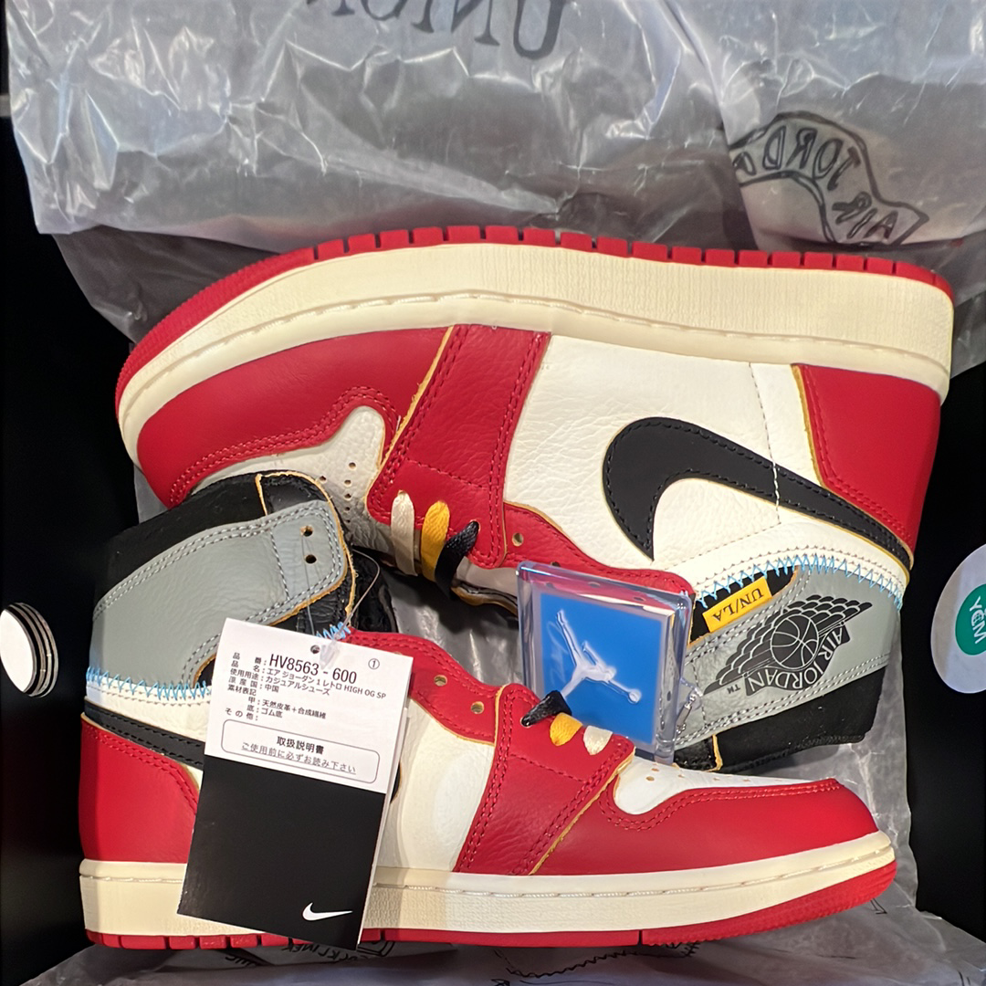 UNION × Nike Air Jordan 1 Retro High OG "Chicago/Shadow"