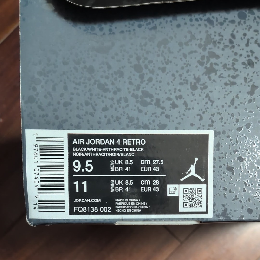 Nike Air Jordan 4 Retro "Fear"