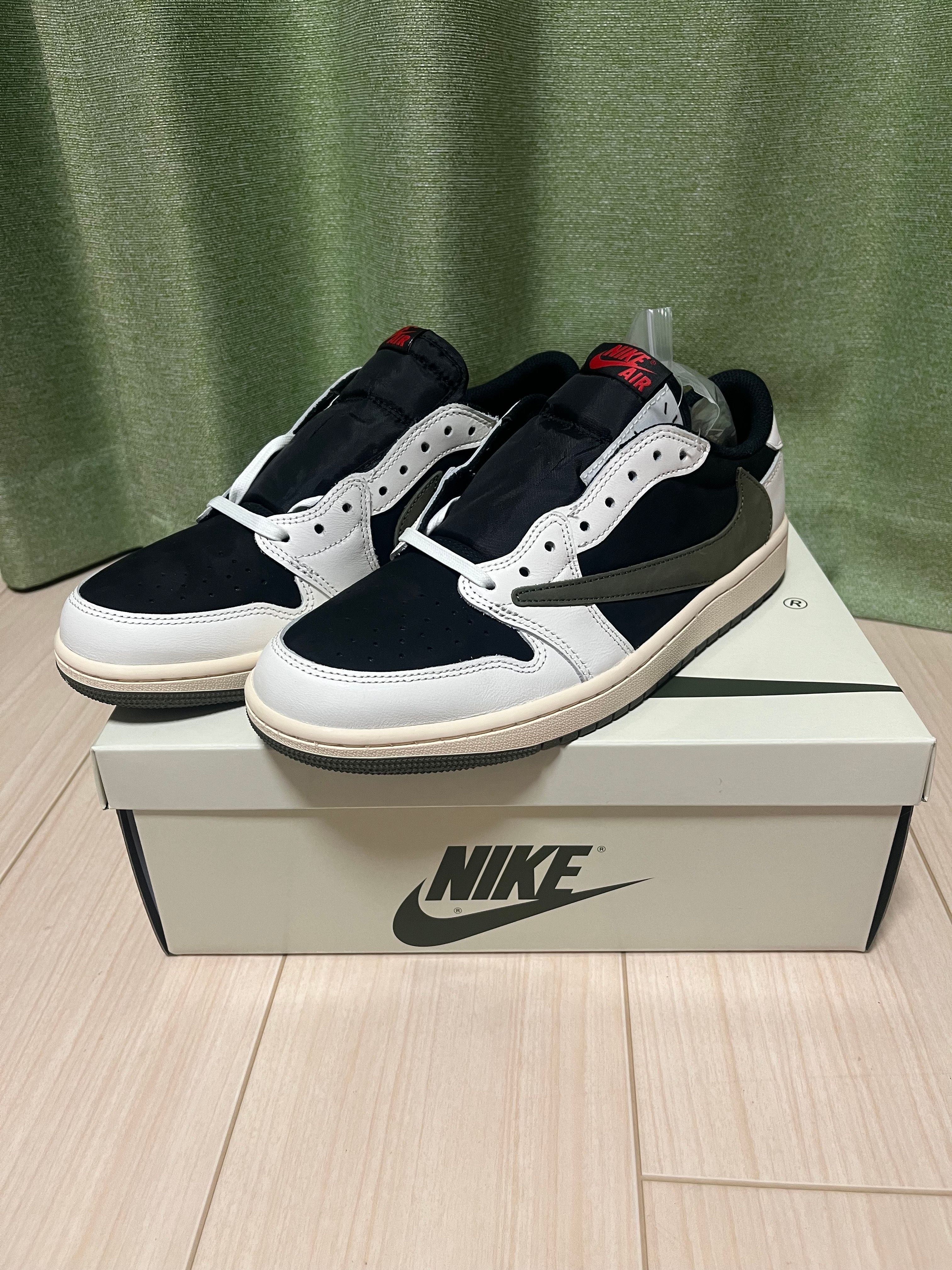 Travis Scott × Nike Women's Air Jordan 1 Low OG "Medium Olive"