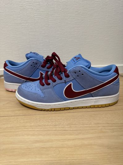 Nike SB Dunk Low Pro "Philadelphia Phillies/Valor Blue and Team Maroon"