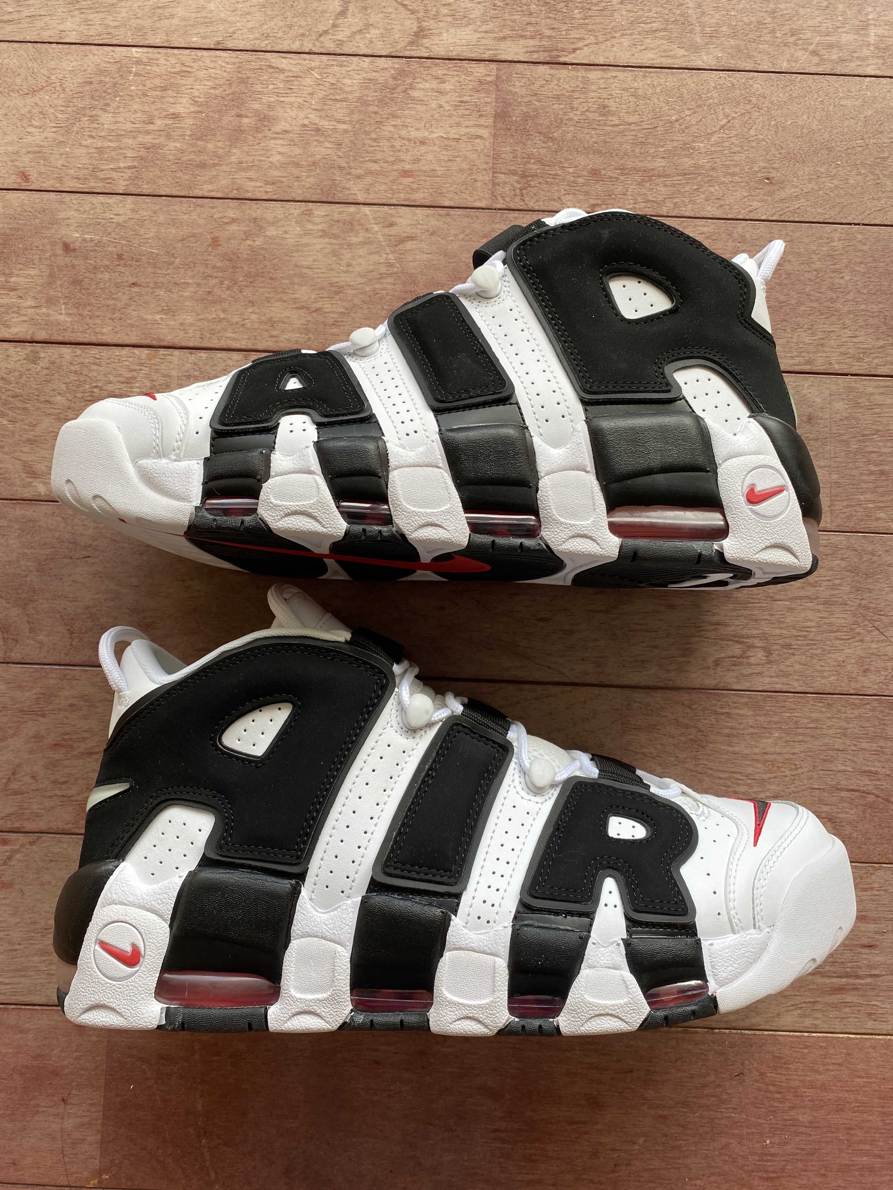 Nike Air More up Tempo "White/Black/University Red"(~2018)