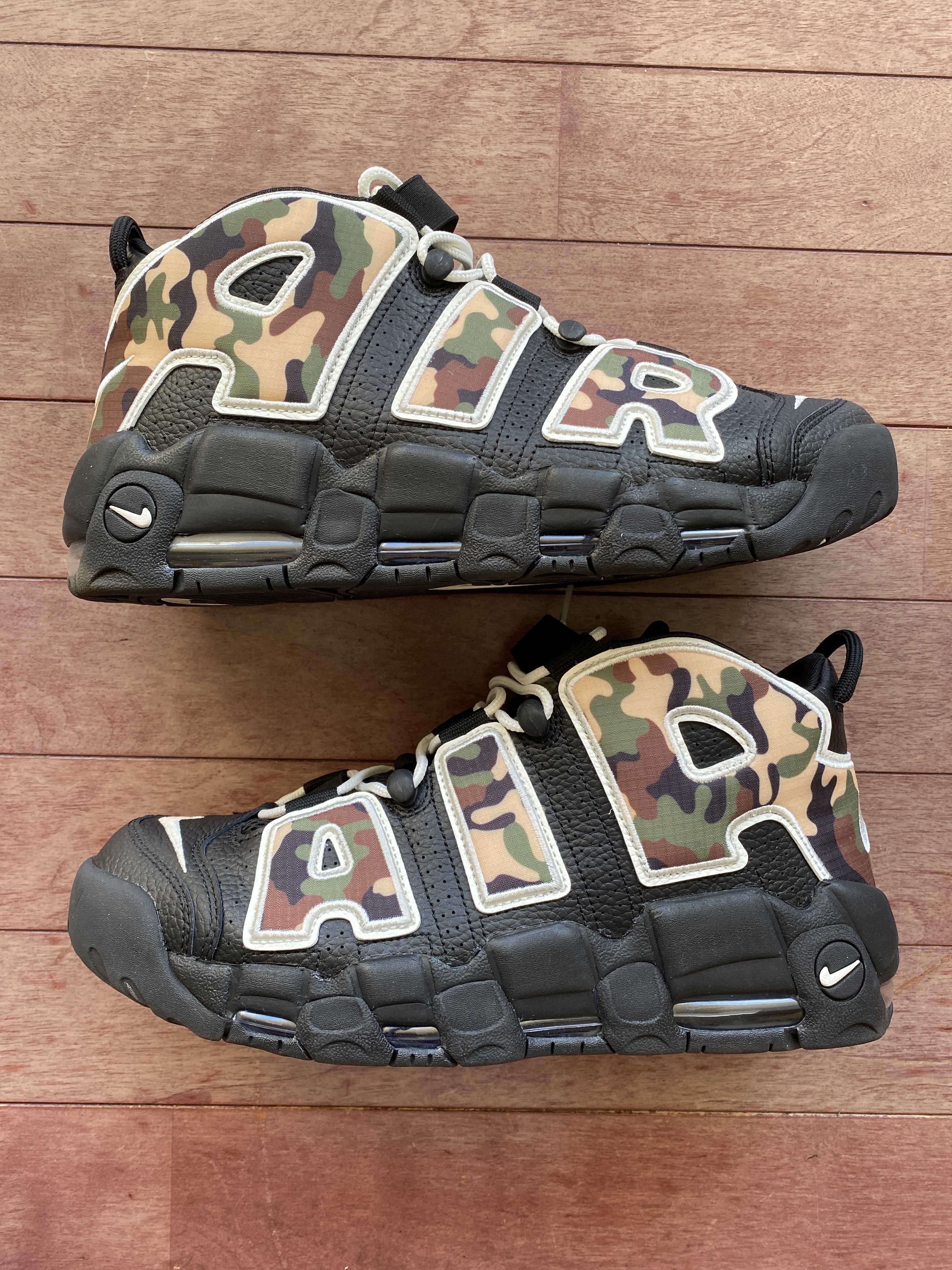 NIKE AIR MORE UPTEMPO "BLACK CAMO"