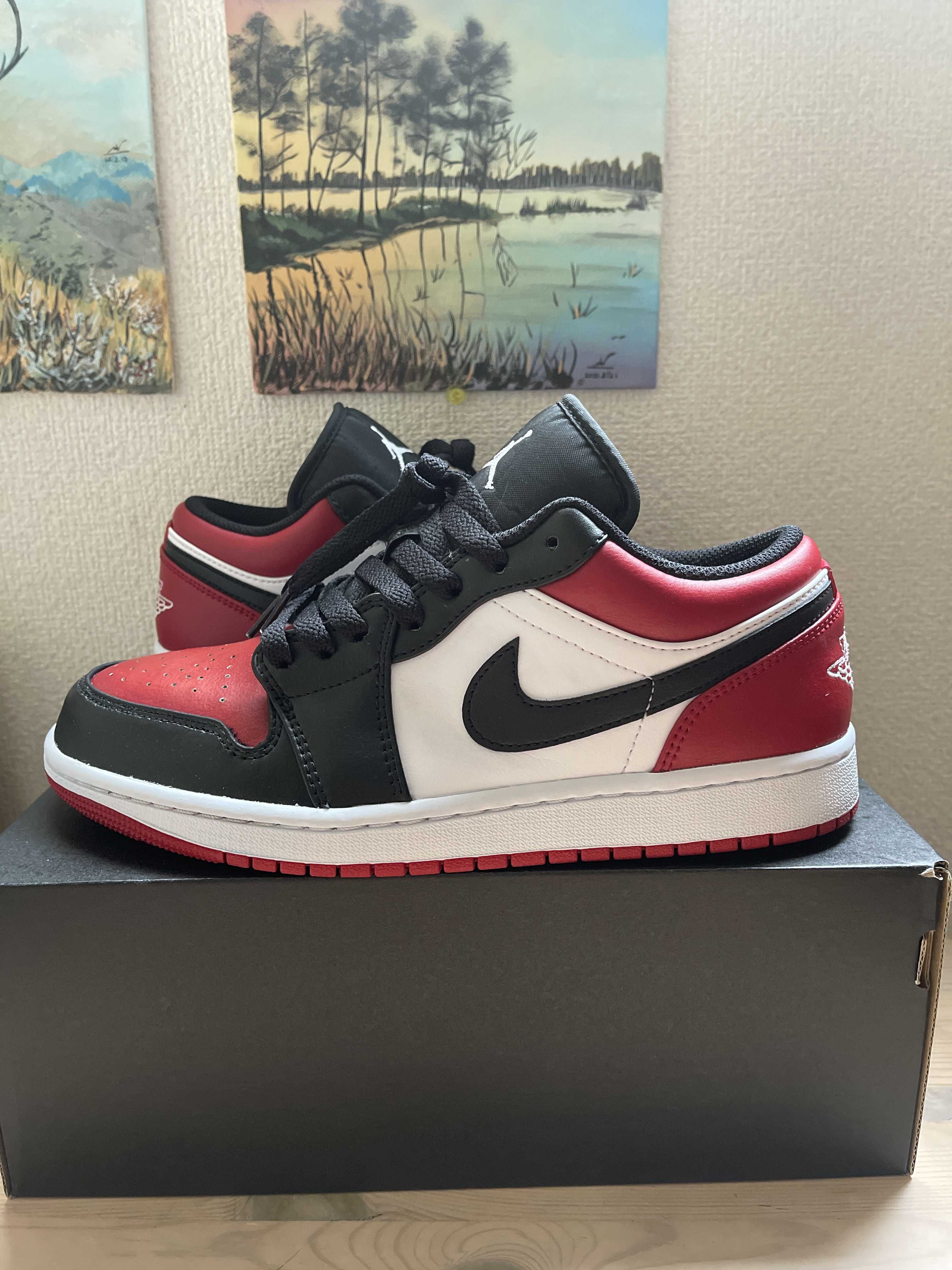 Nike Air Jordan 1 Low "Bred Toe"