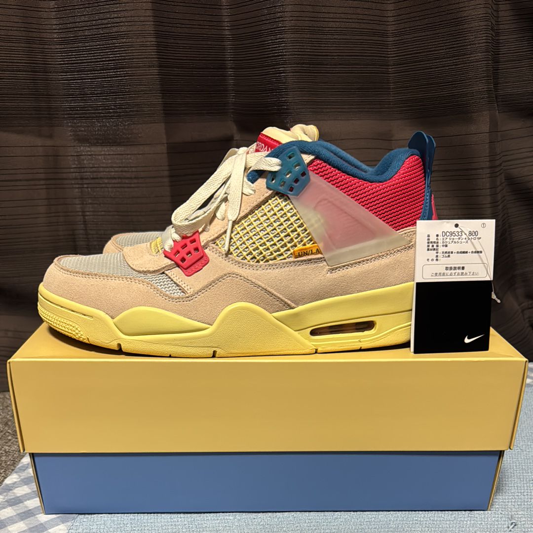 UNION × Nike Air Jordan 4 SP "Guava Ice/Light Fusion Red"