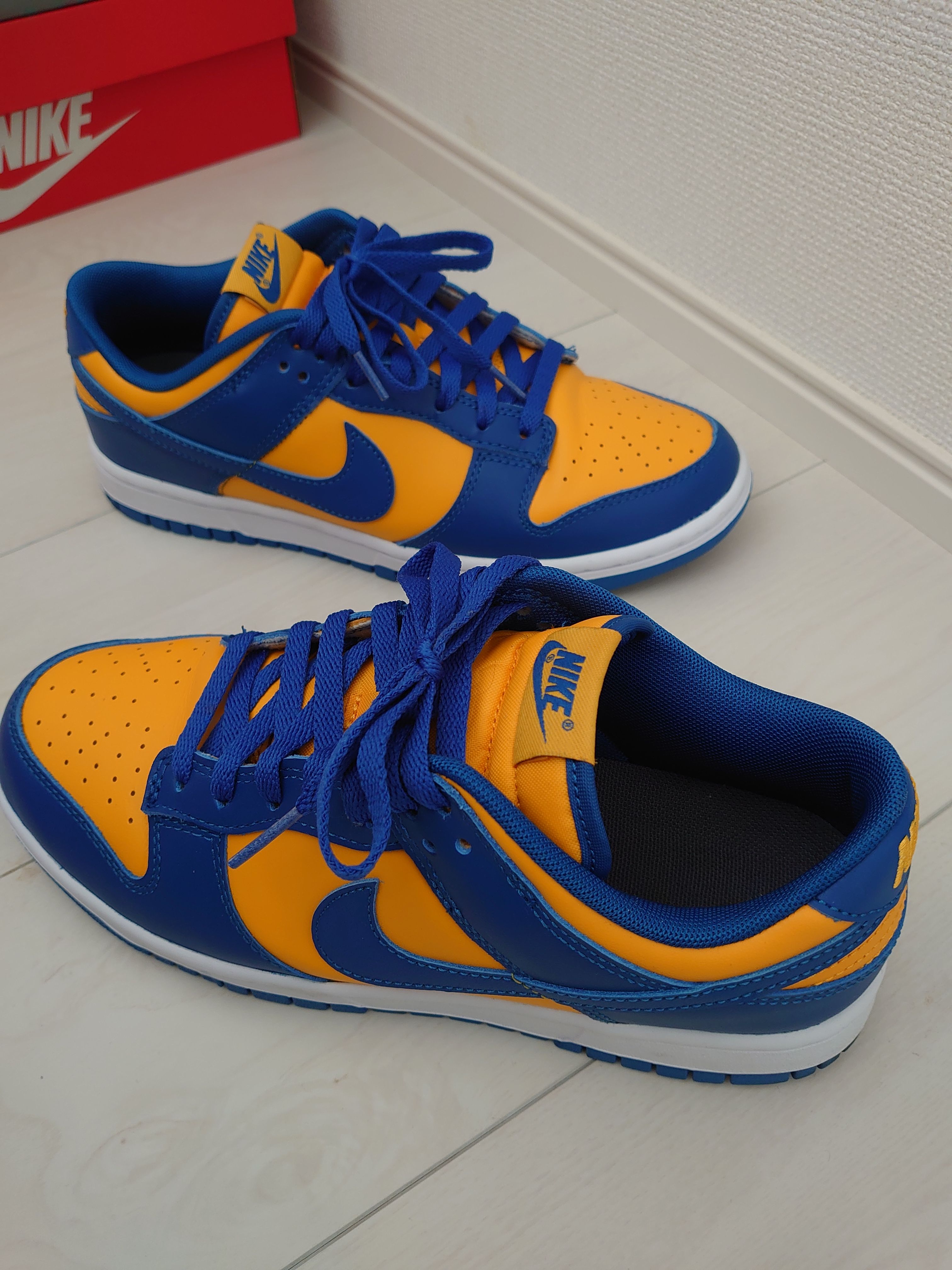 Nike Dunk Low "Blue Jay and University Gold"