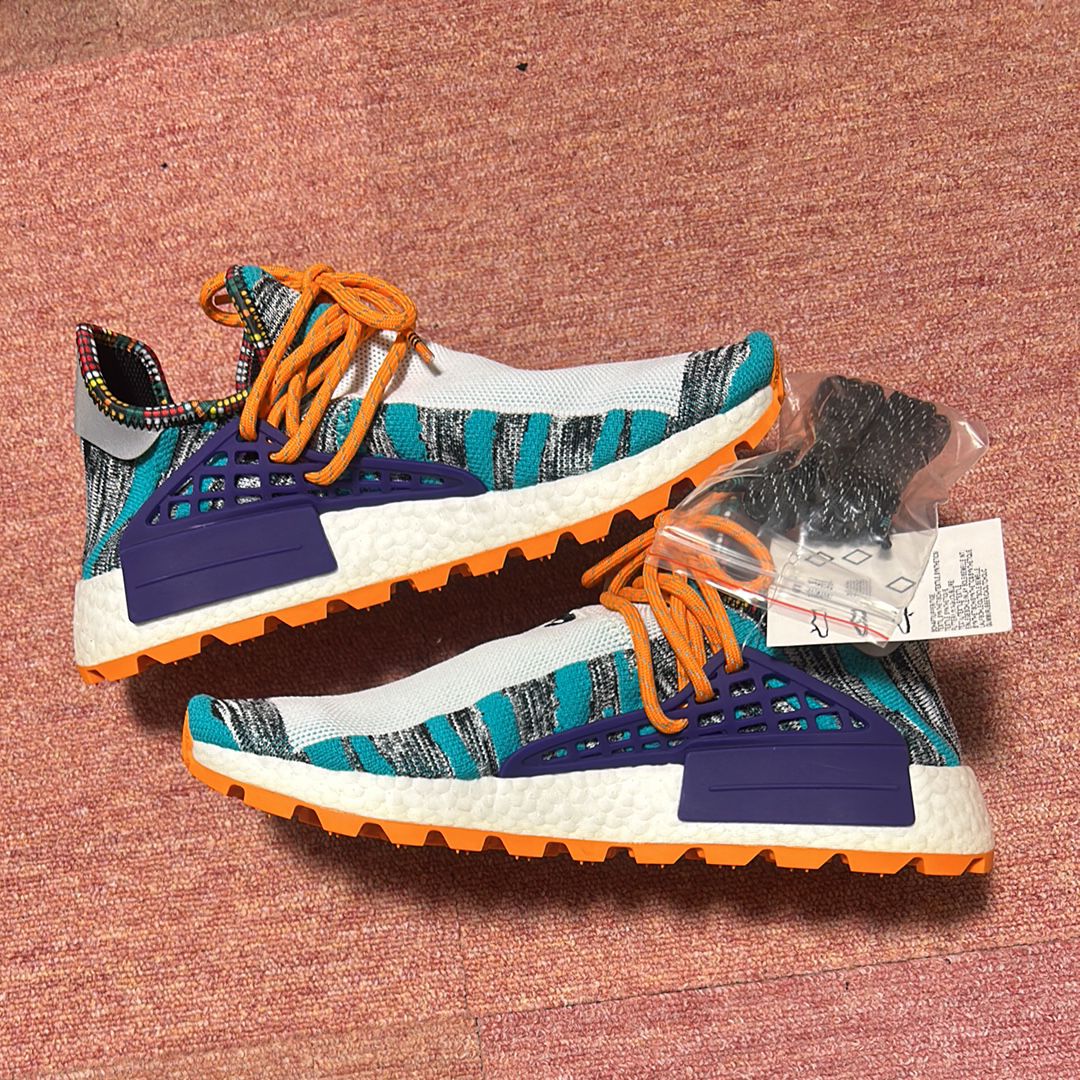 Pharrell Williams × adidas NMD HU SOLAR PACK "ORANGE"