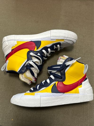 sacai × Nike Blazer Mid "Varsity Maize/Varsity Red"