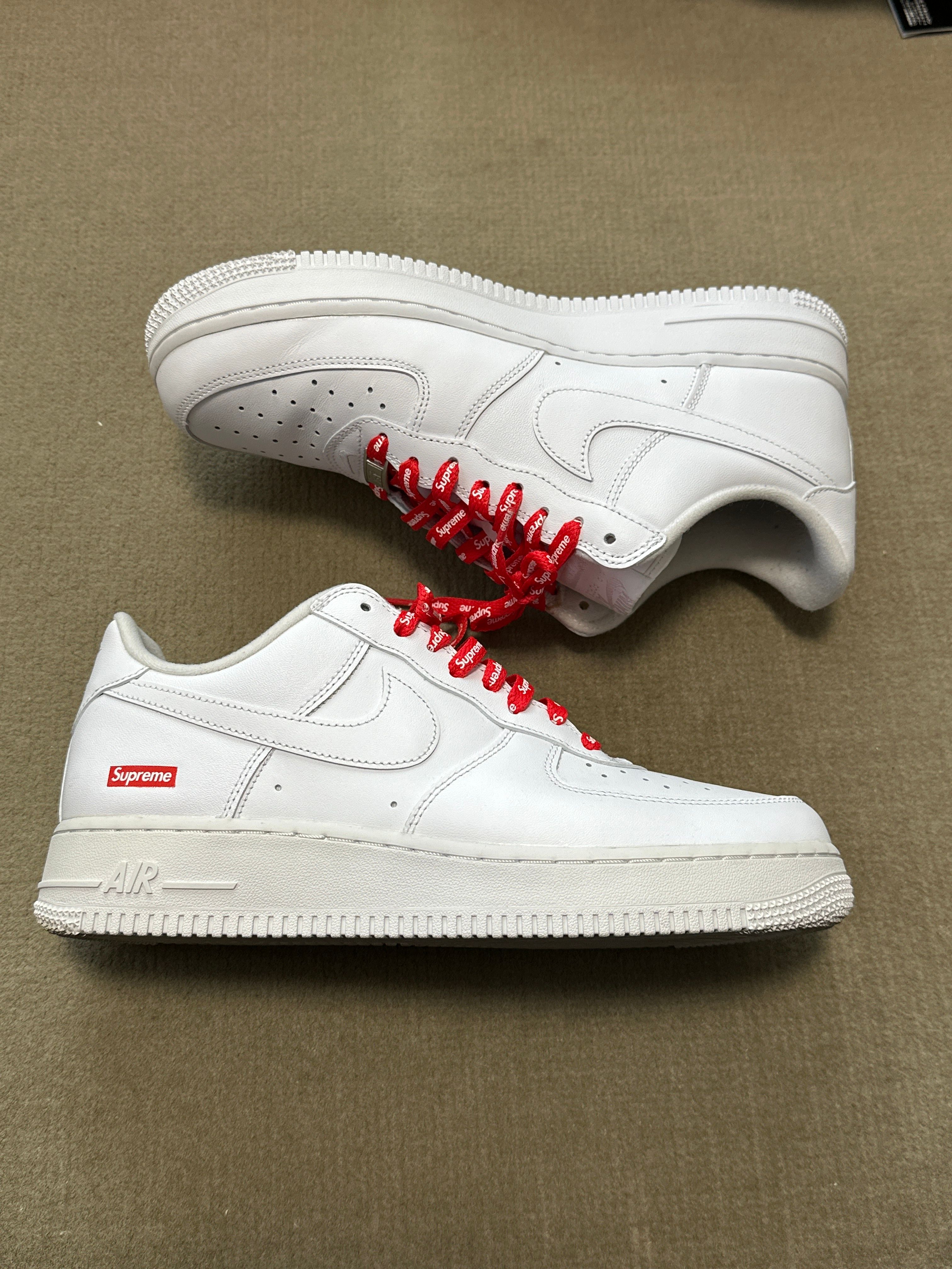 Supreme × Nike Air Force 1 Low "White"