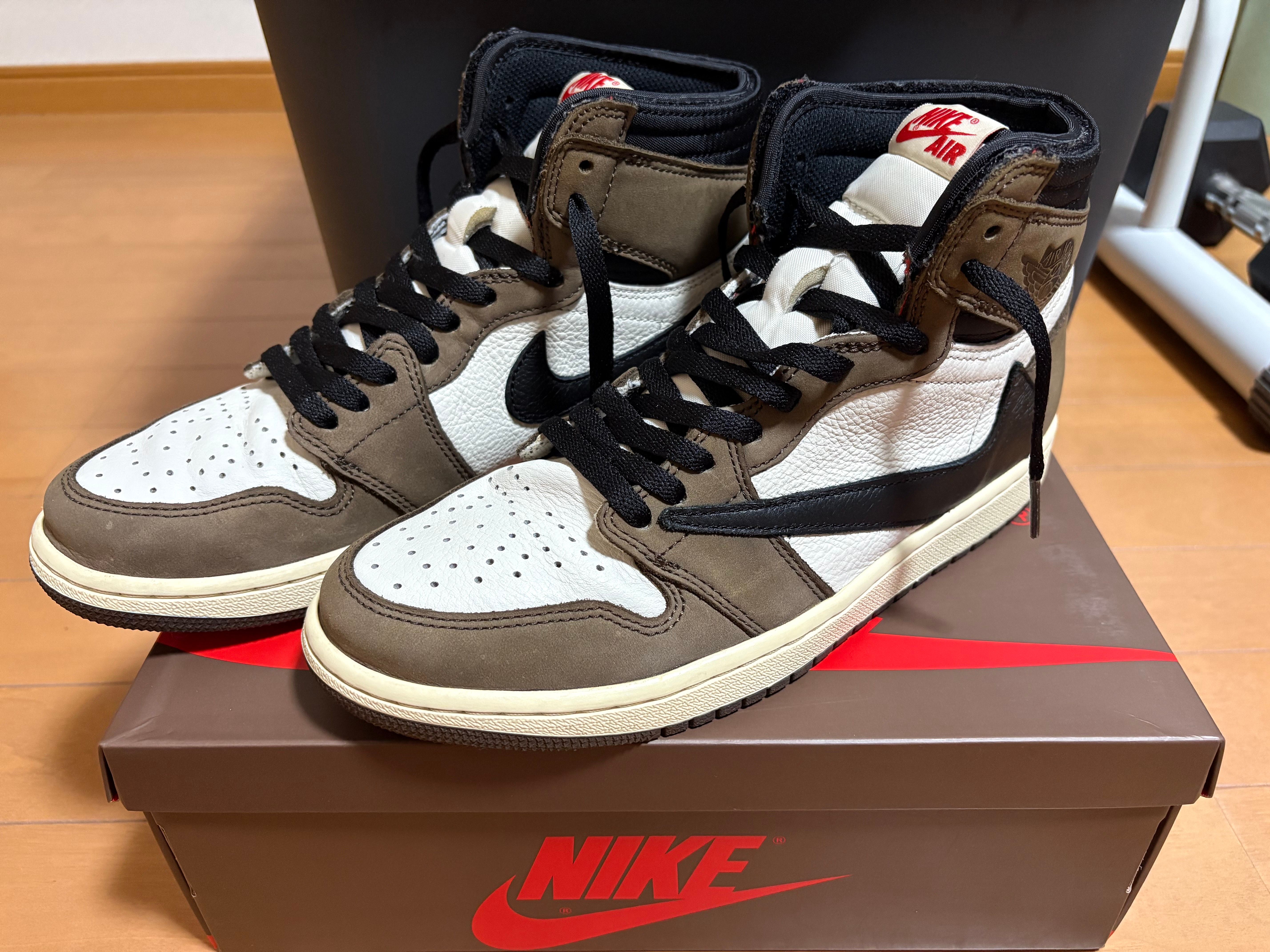 Travis Scott × Nike Air Jordan 1 Retro High OG TS SP "Sail/Dark Mocha"