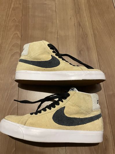 Stussy × Nike SB Blazer Mid "Gold/Black"