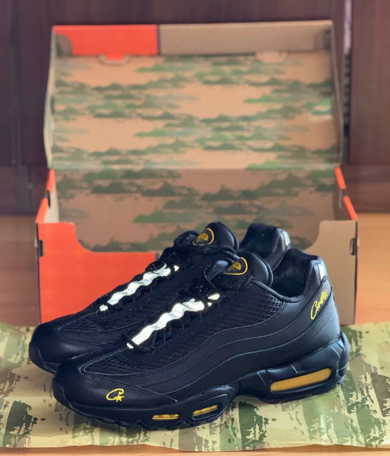 Corteiz × Nike Air Max 95 "Black and Tour Yellow"