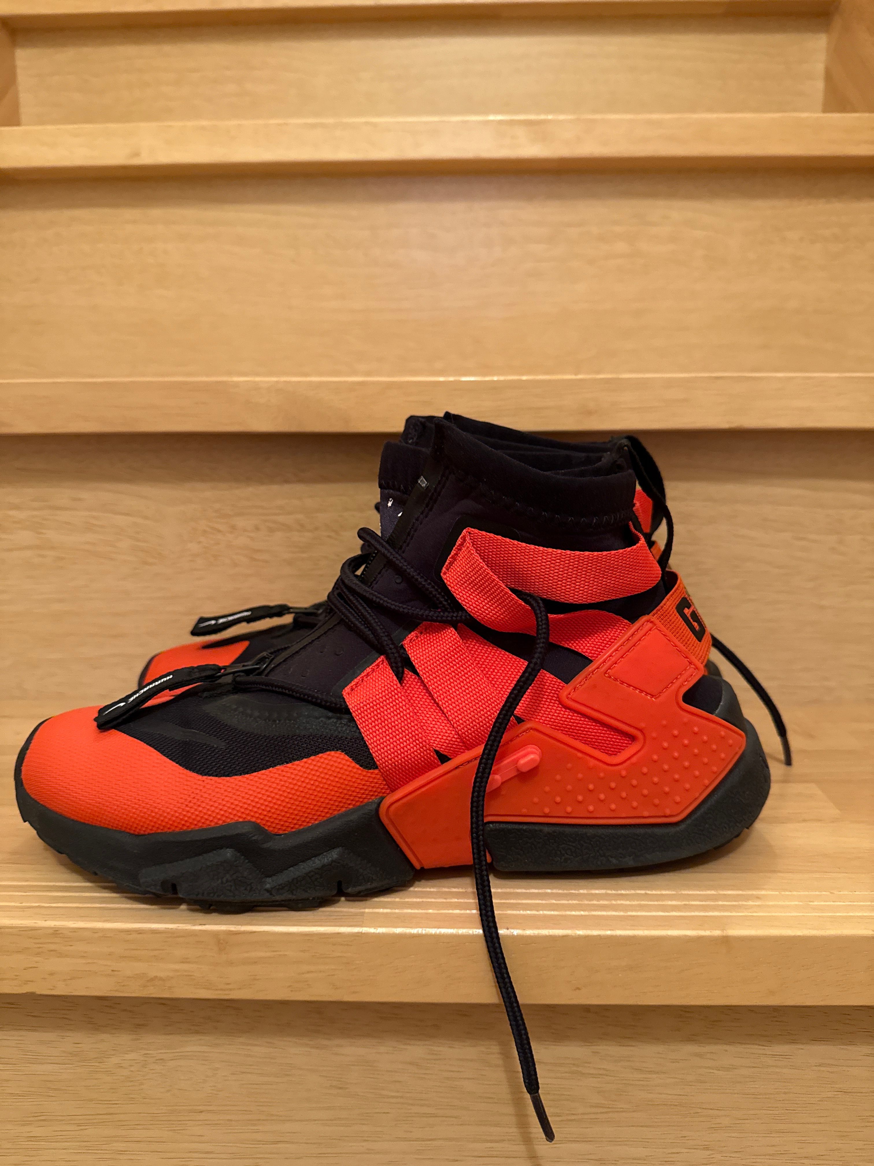 Nike Air Huarache Gripp "Black Team Orange"