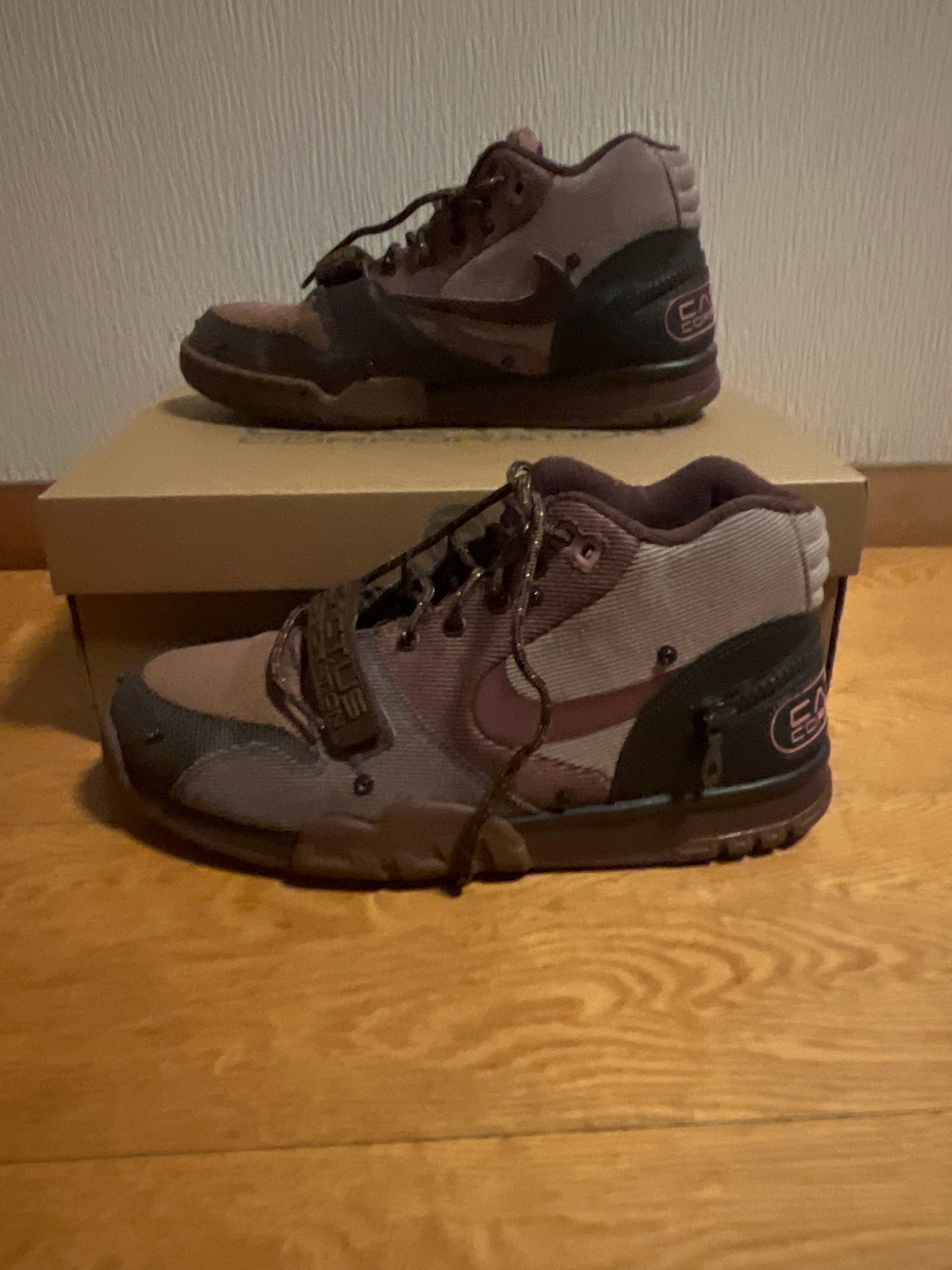 Travis Scott x Nike Air Trainer 1 SP "Archaeo Brown and Rust Pink"