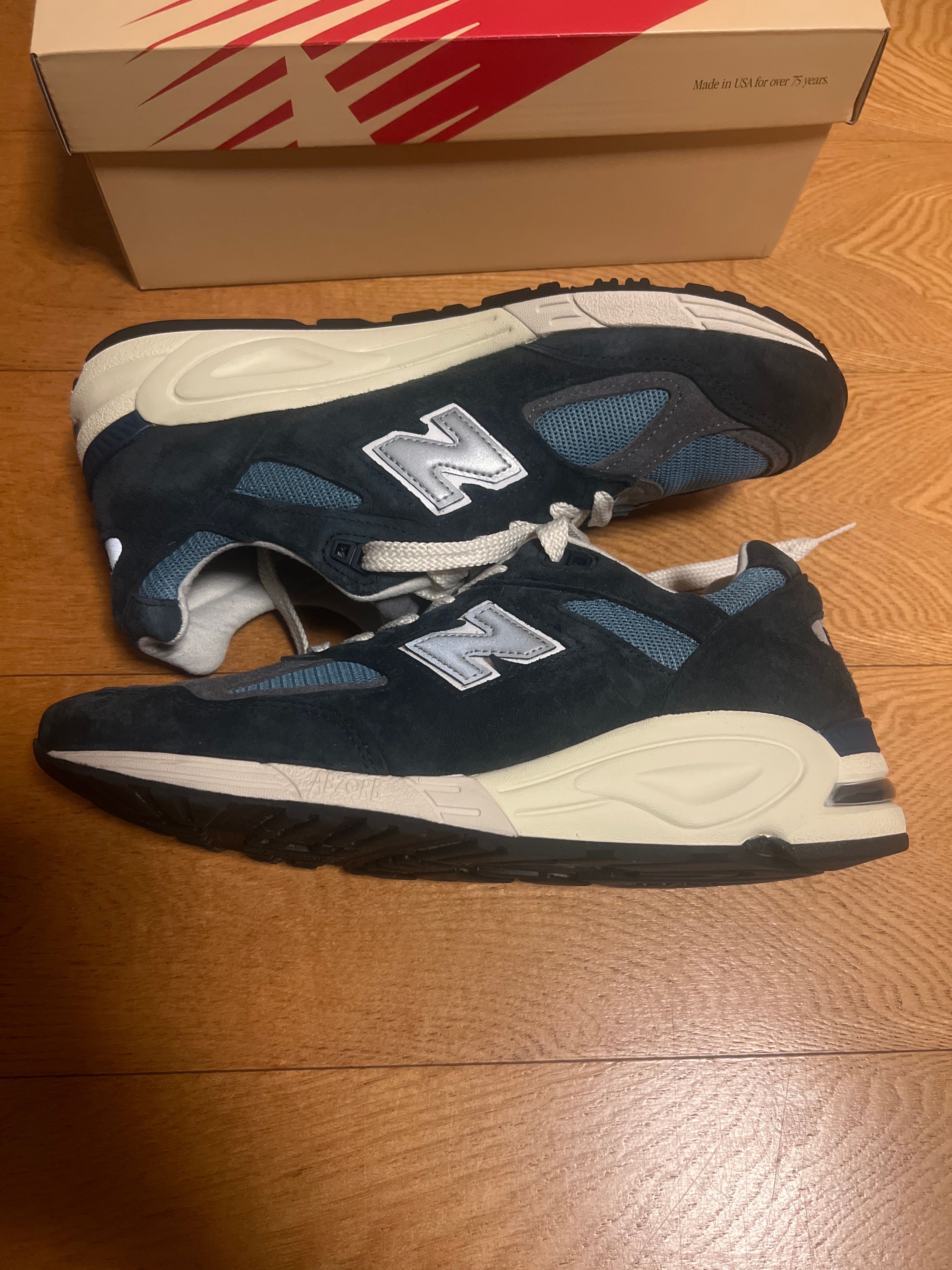 New Balance 990V2 "Navy/Castlerock"