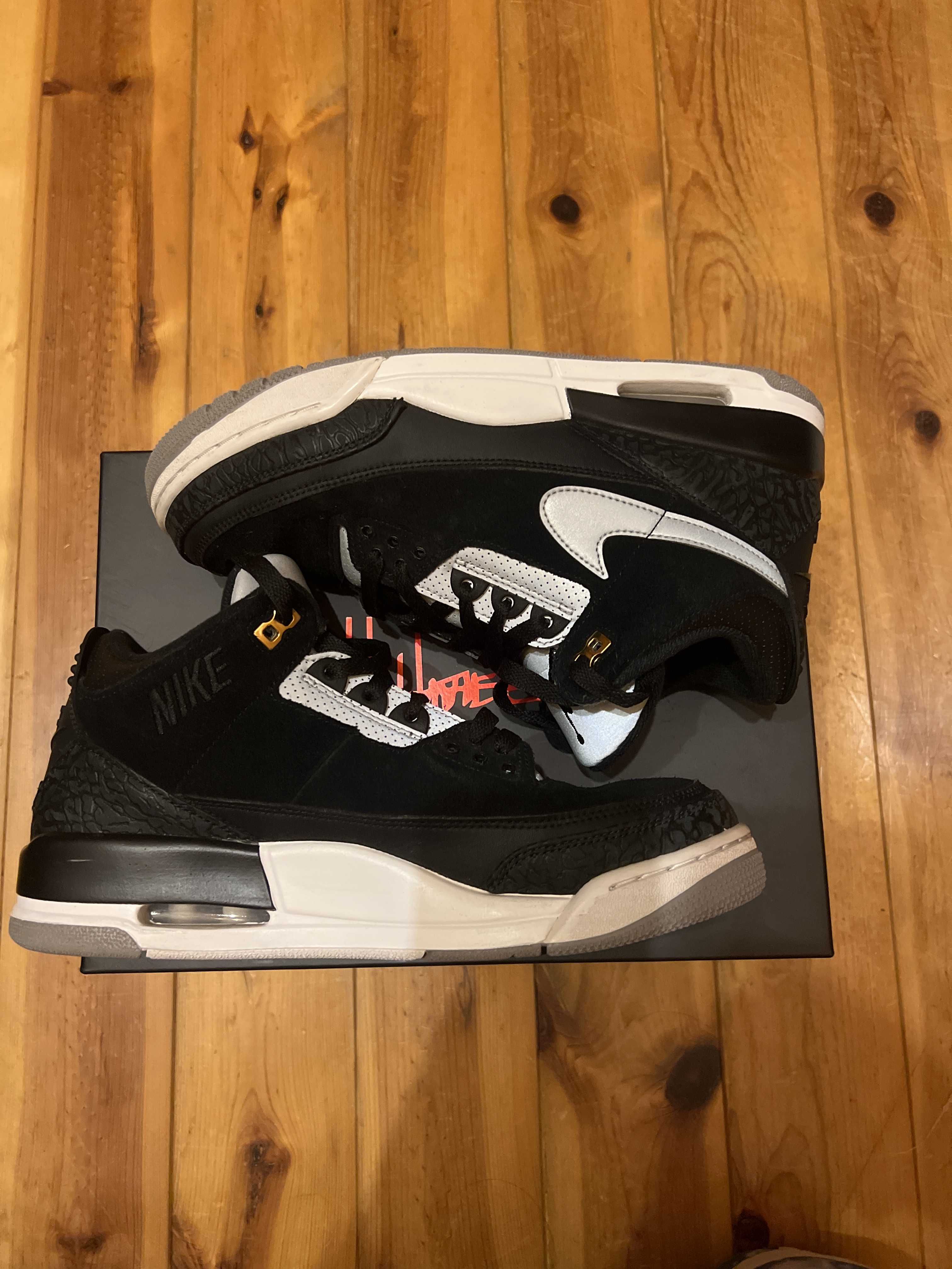 Nike Air Jordan 3 Retro Tinker "Black/Cement Grey"