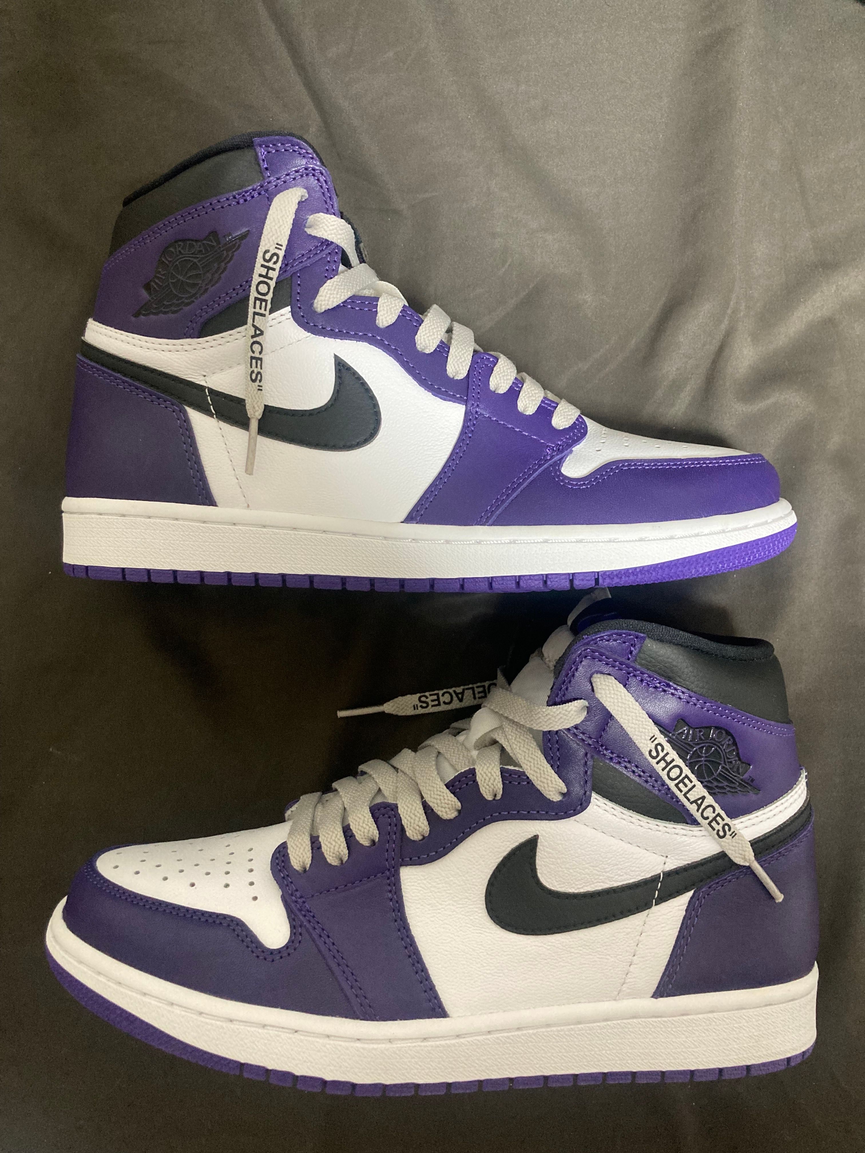 Nike Air Jordan 1 Retro High OG "Court Purple White/Black" (2020)