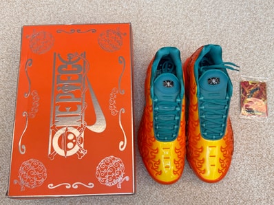 One Piece × Nike Air Max Plus "Devil Fruits/Mera Mera"