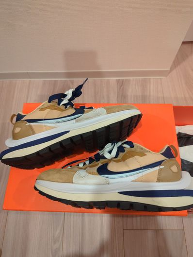 Sacai × Nike Vapor Waffle "Sesame And Blue Void"