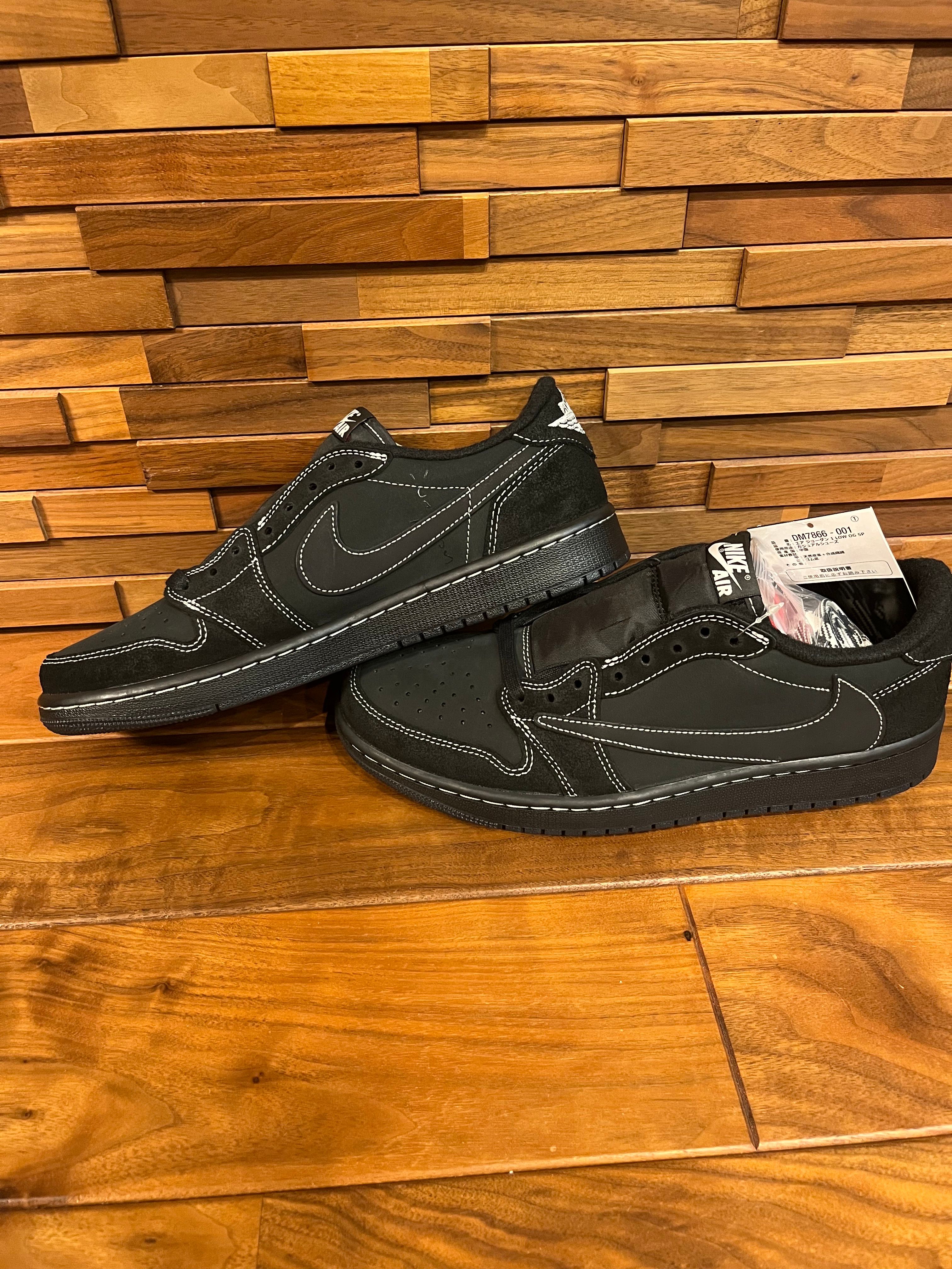Travis Scott × Nike Air Jordan 1 Low OG SP "Black Phantom"
