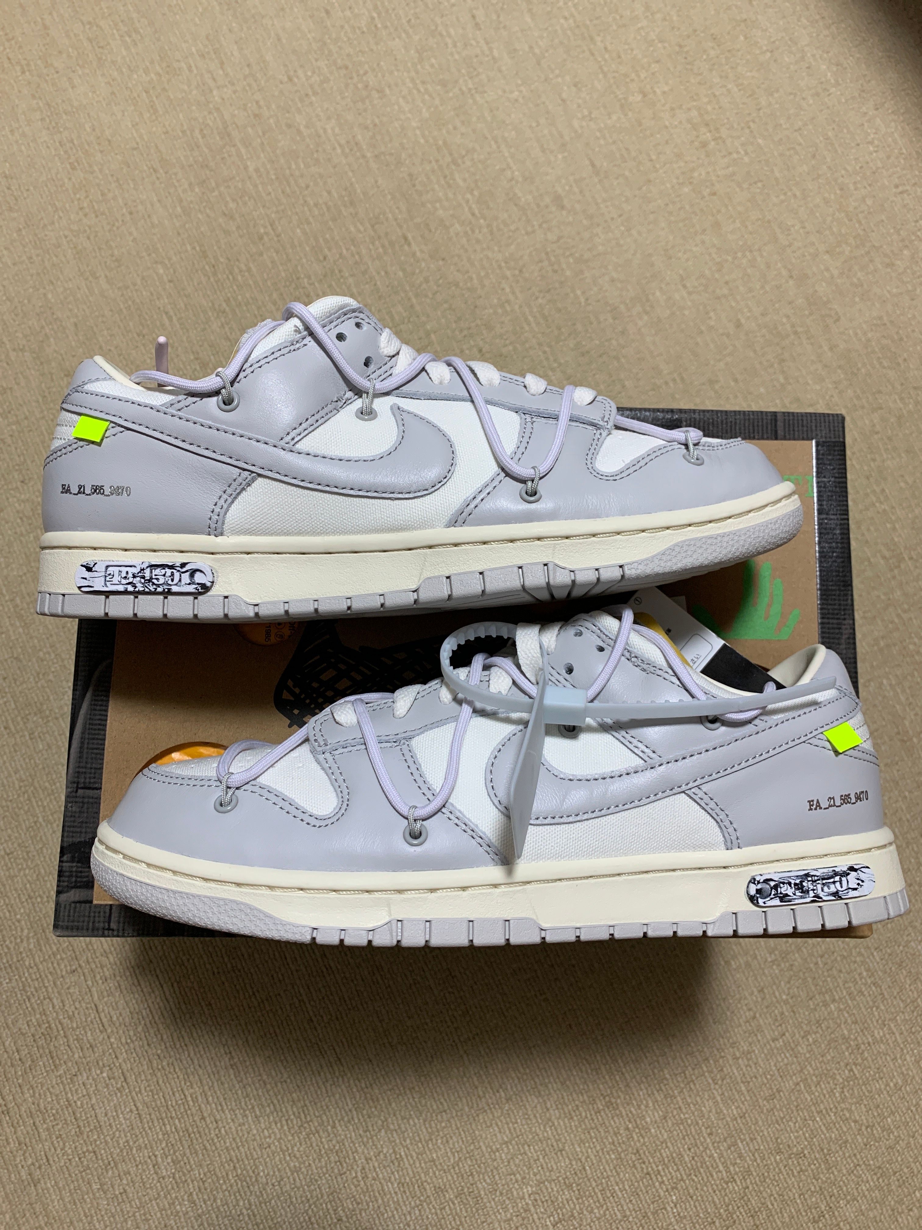 Off-White × Nike Dunk Low 1 of 50 "Lot.49"