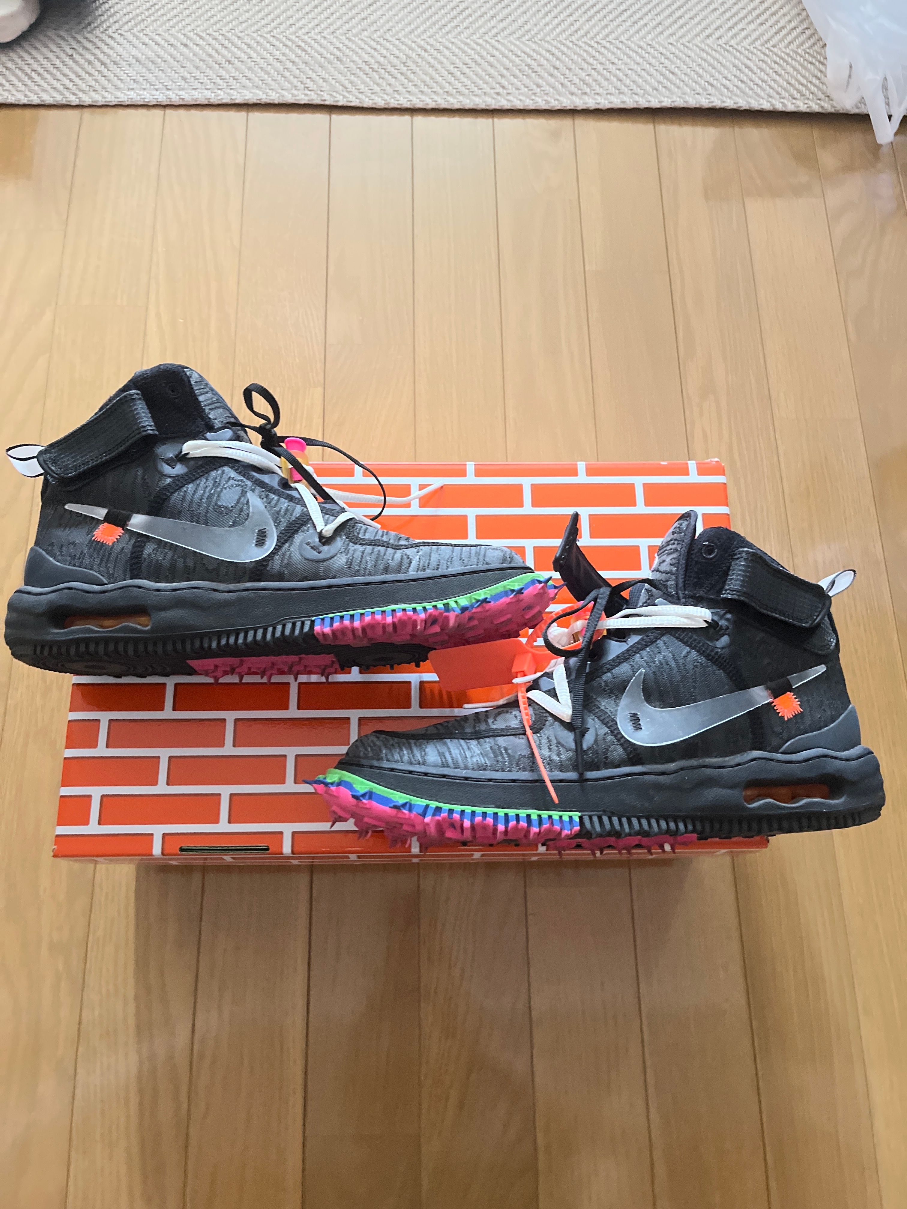 Off-White × Nike Air Force 1 Mid "Black"