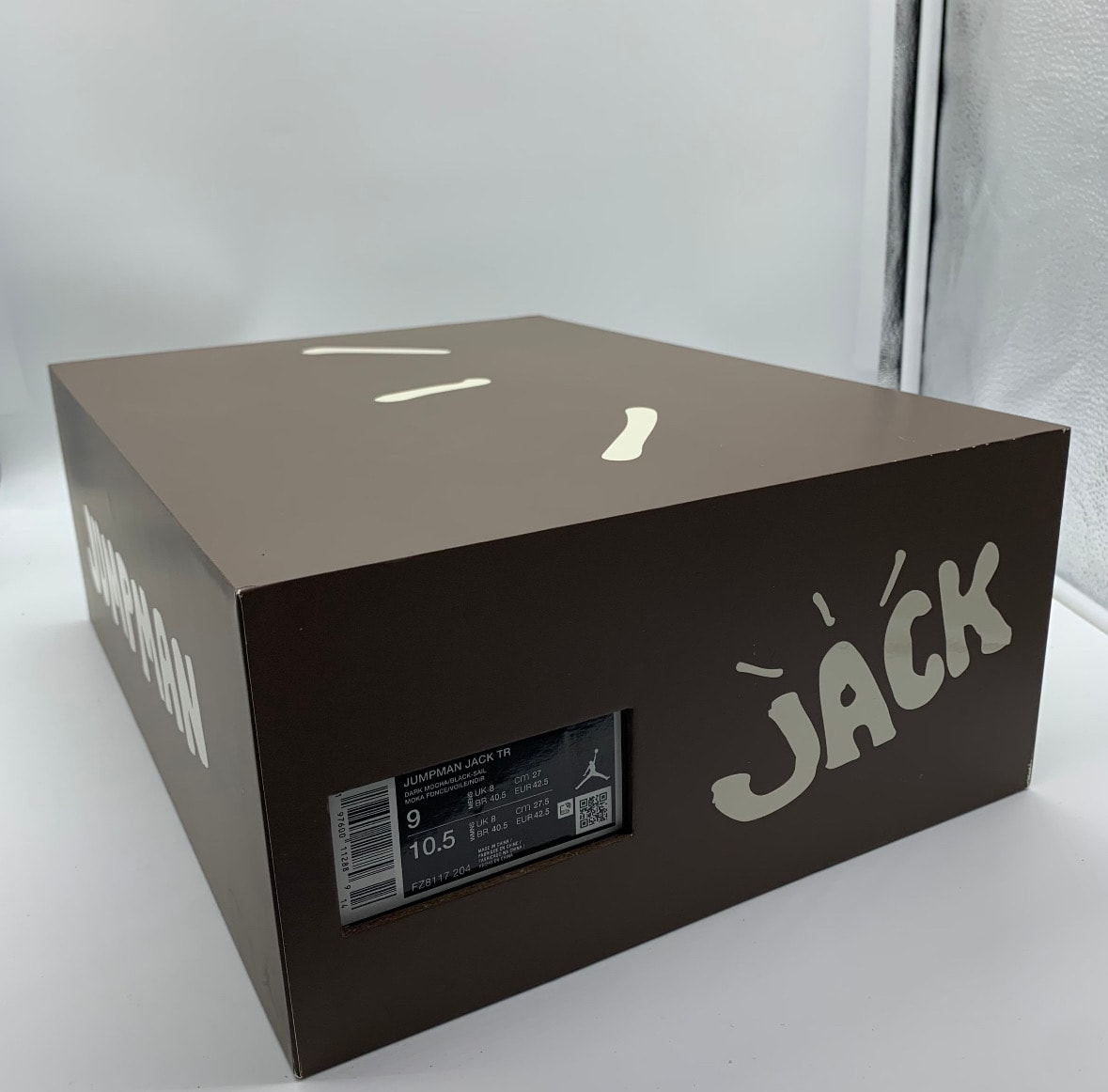 Travis Scott × Nike Jordan Jumpman Jack TR CJ1 T-Rexx "Black and Dark Mocha"