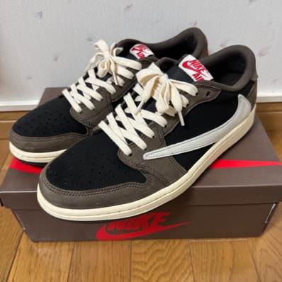 Travis Scott × Nike Air Jordan 1 Low OG SP-T "Black/Dark Mocha"