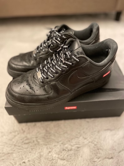 Supreme × Nike Air Force 1 Low "Black"