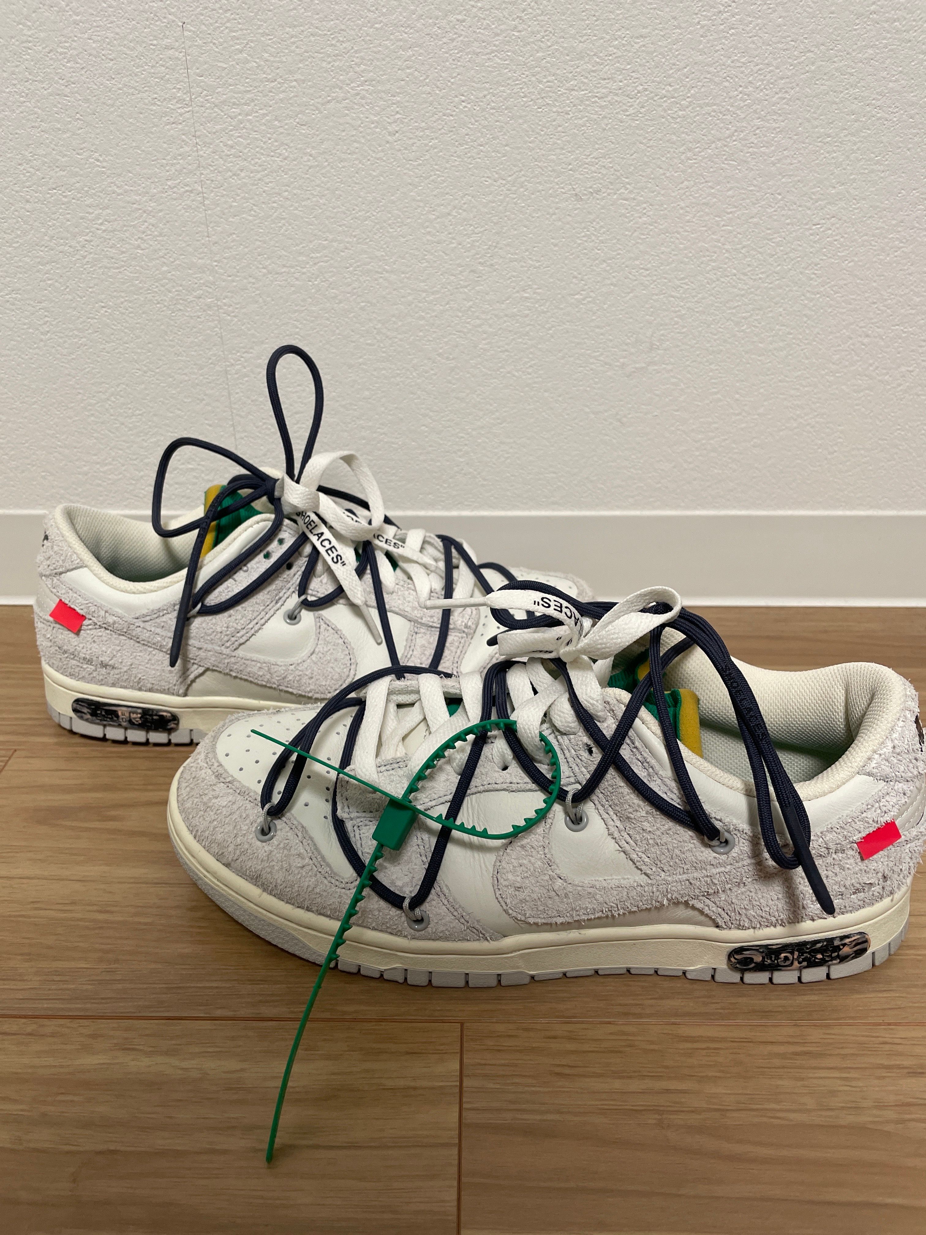 Off-White × Nike Dunk Low "Sail/Neutral Grey/Gridiron"