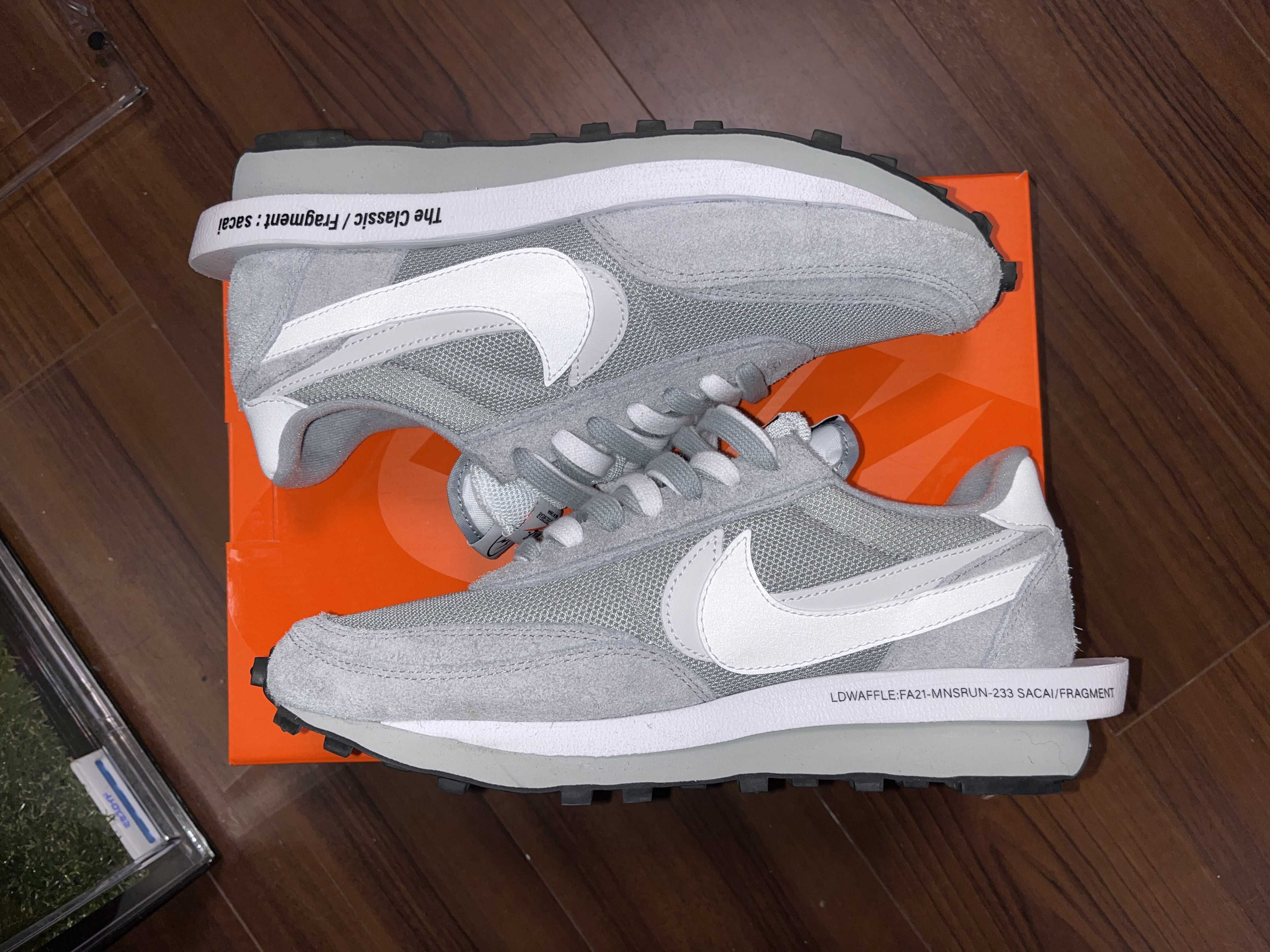 Fragment × sacai × Nike LD Waffle "Light Smoke Grey"