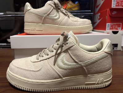 Stussy × Nike Air Force 1 Low "Fossil Stone"