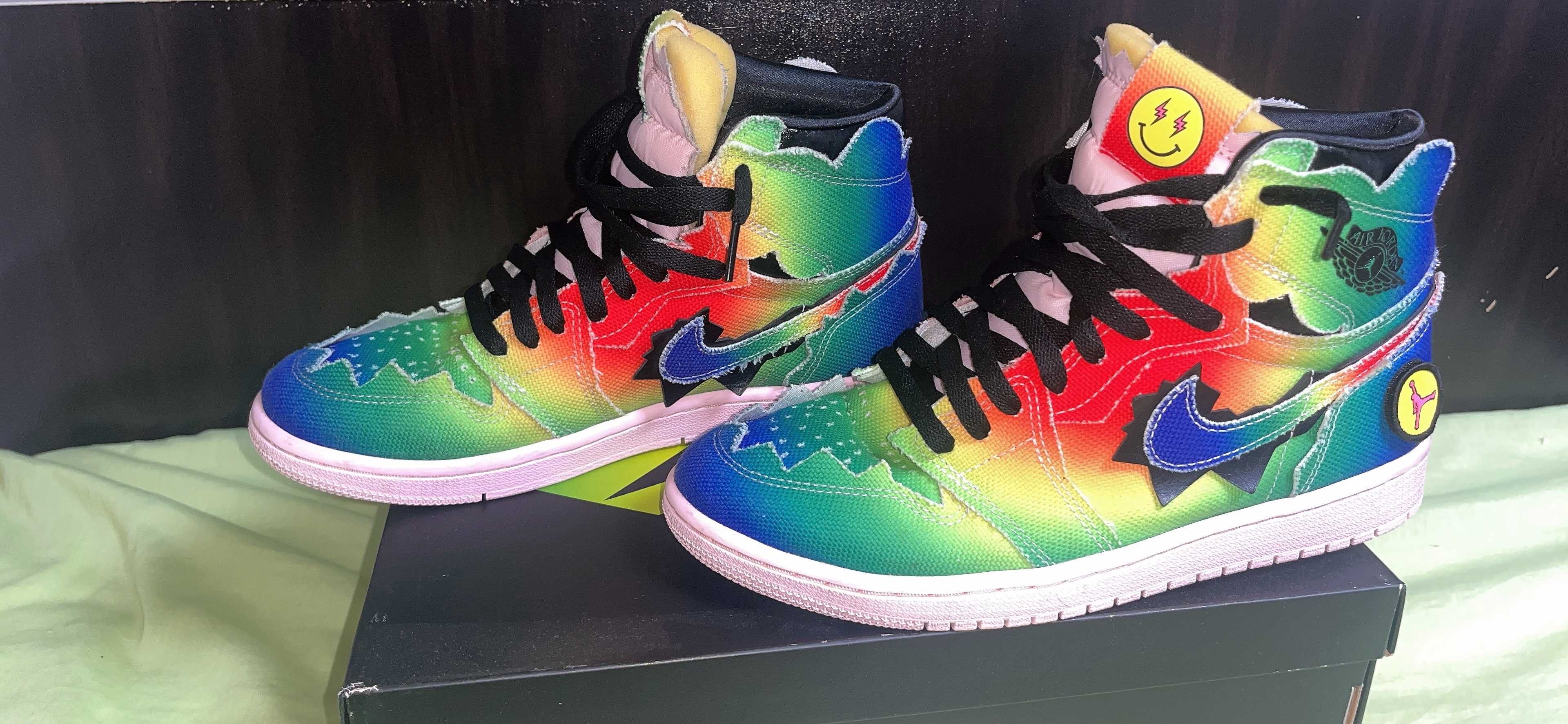 J Balvin × Nike Air Jordan 1 High OG "Rainbow"