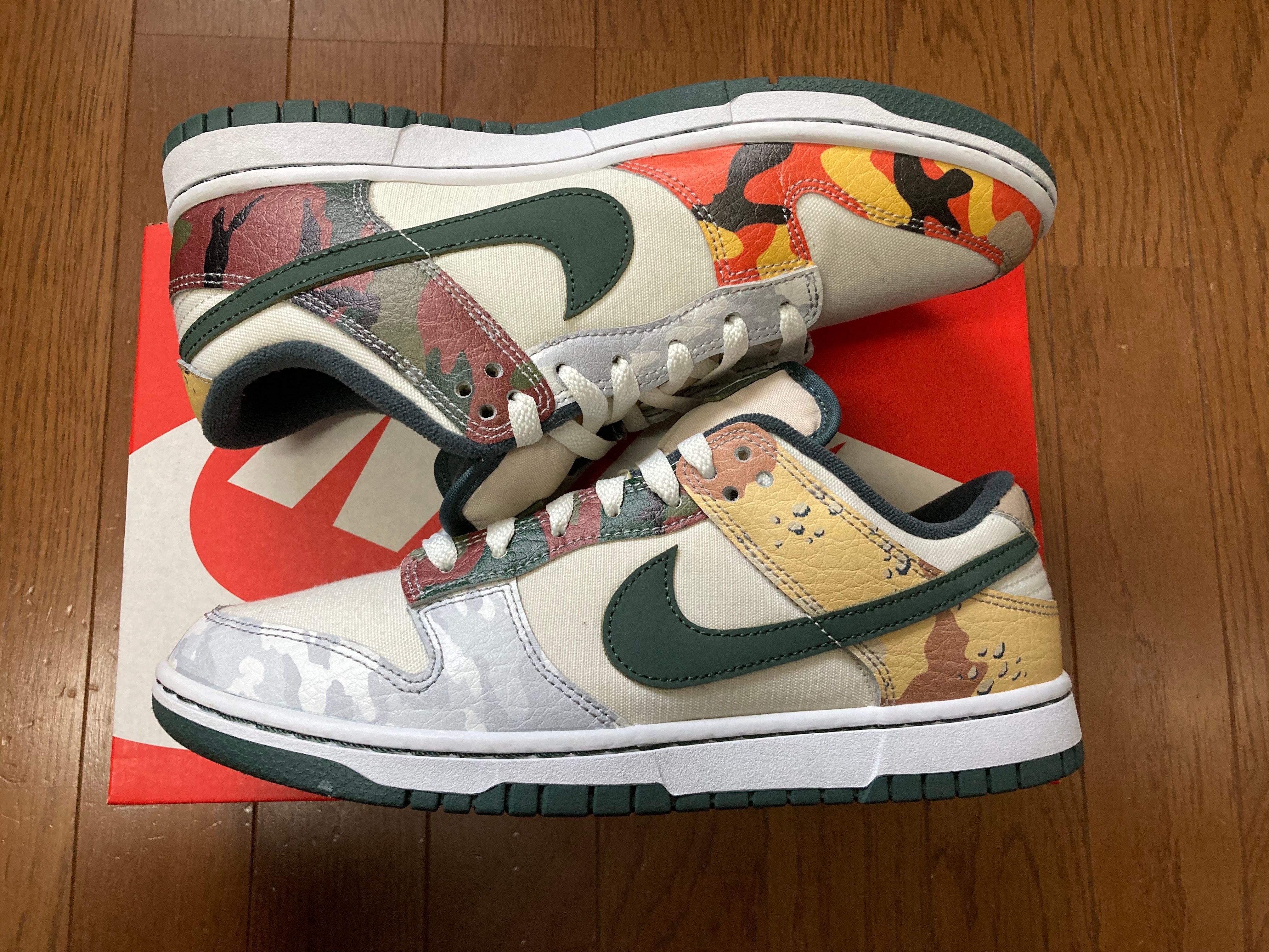 Nike Dunk Low "Sail Multi Camo"
