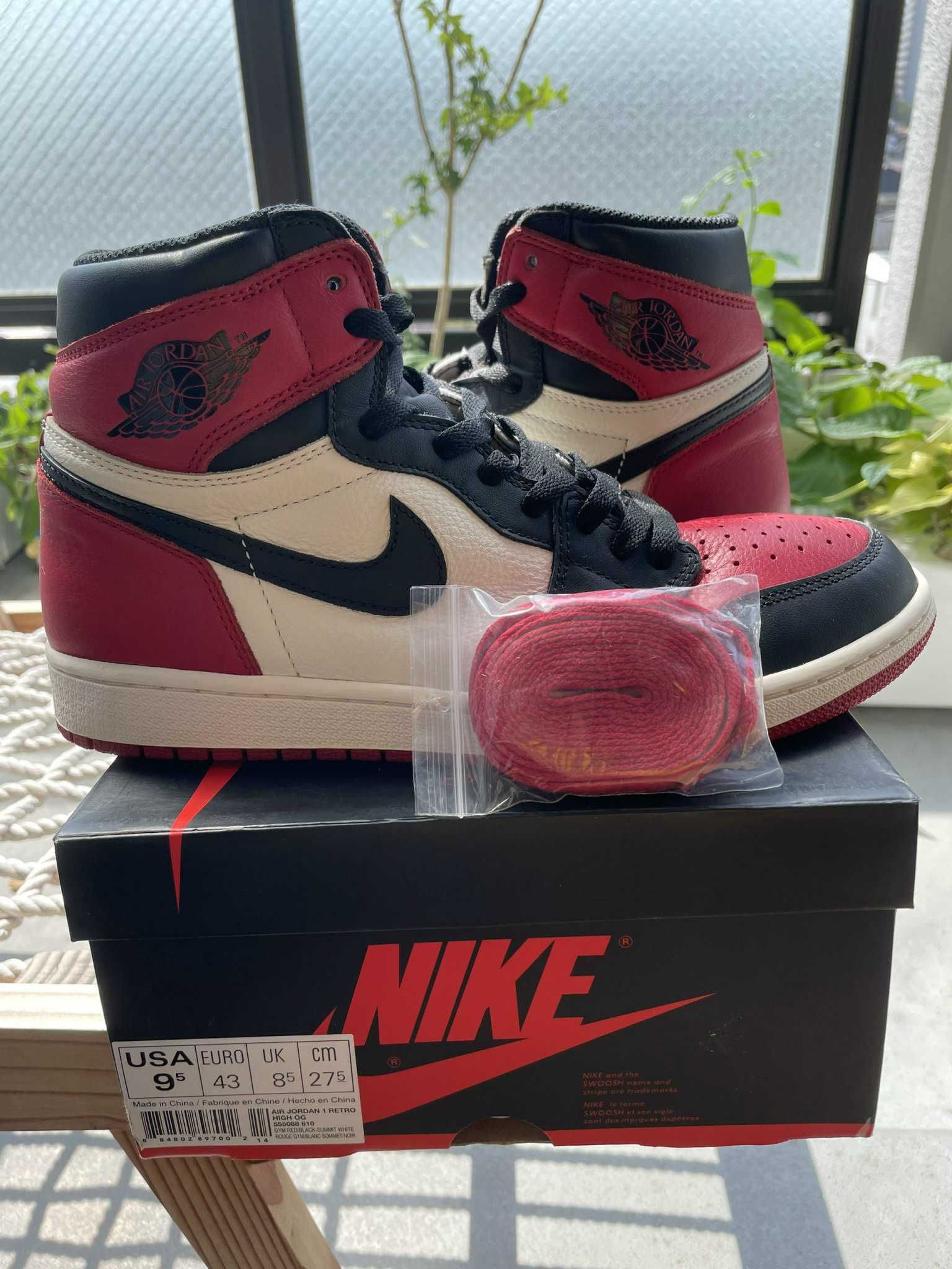 Nike Air Jordan 1 Retro High OG "Bred Toe"