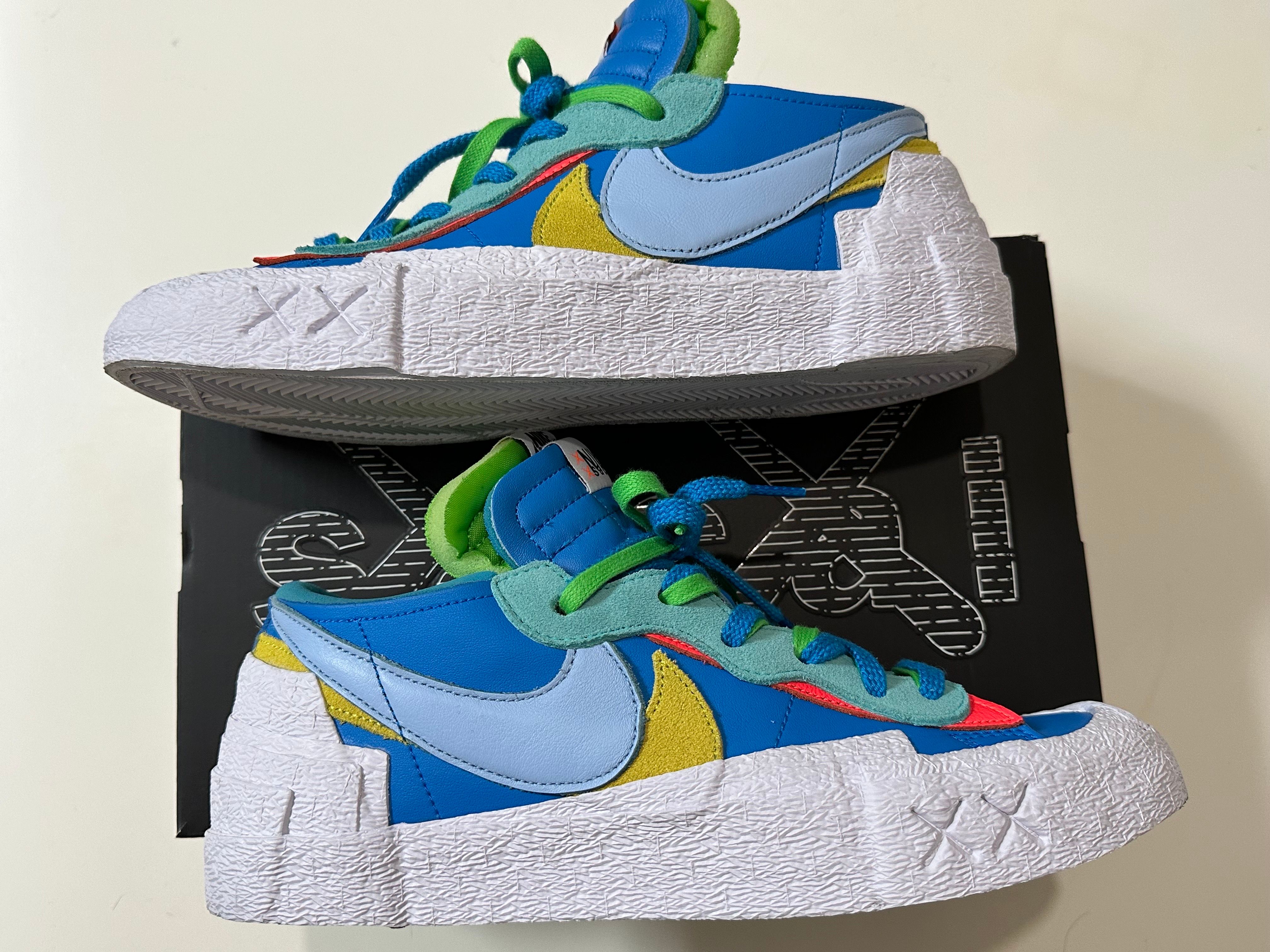 KAWS × sacai × Nike Blazer Low "Neptune Blue"