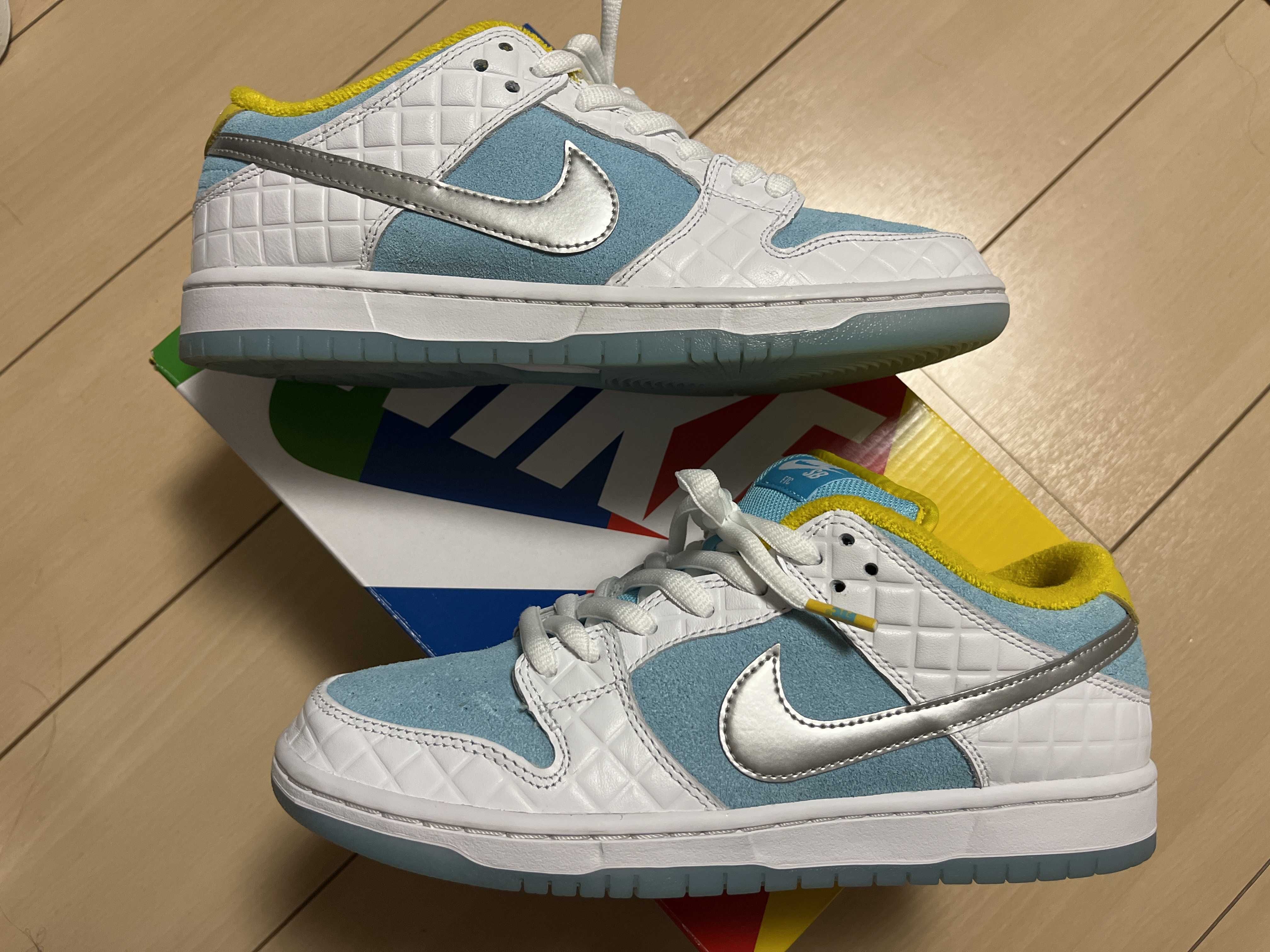 FTC × Nike SB Dunk Low "White/Blue"