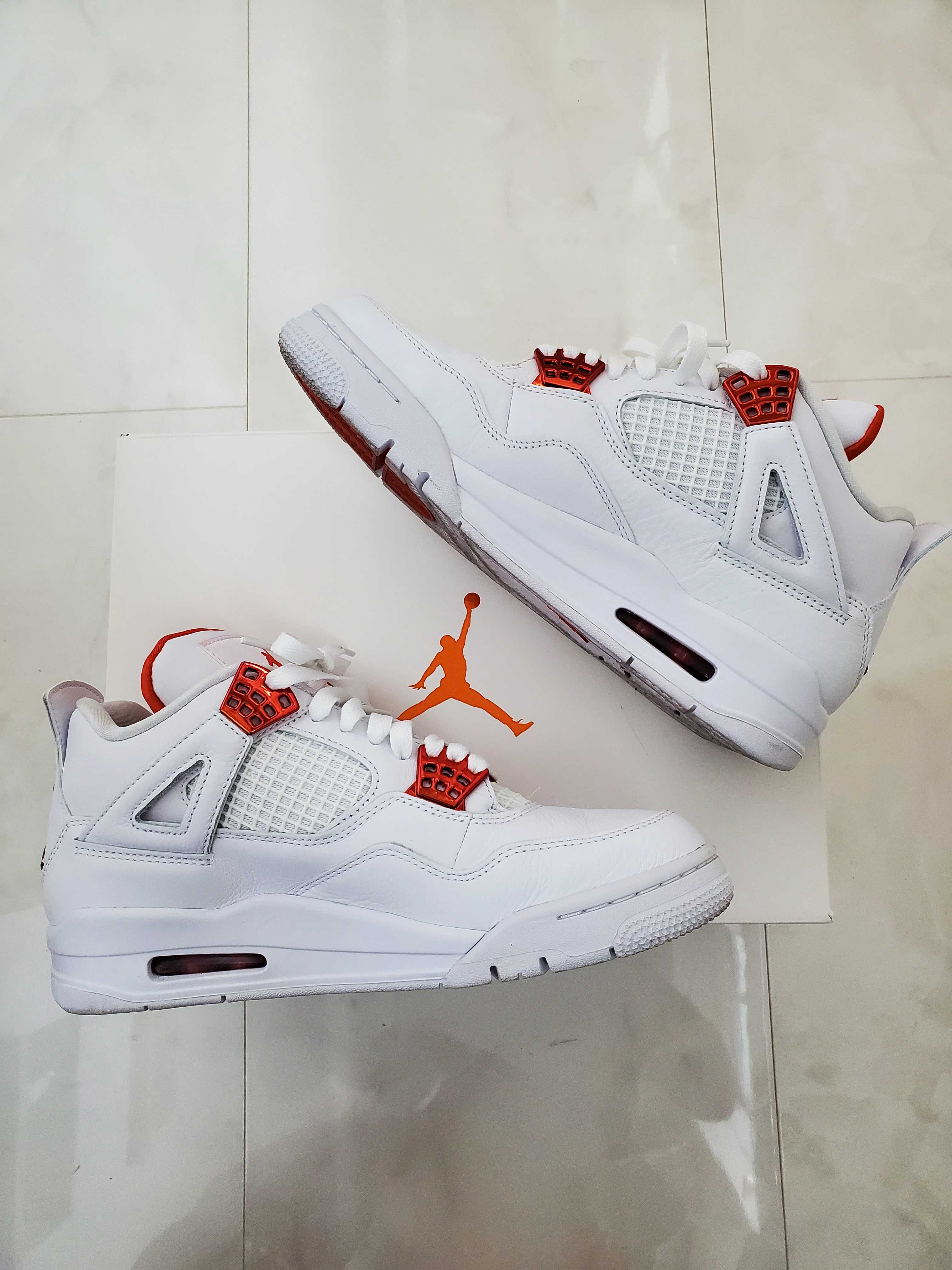 Nike Air Jordan 4 Retro "White/Team Orange"