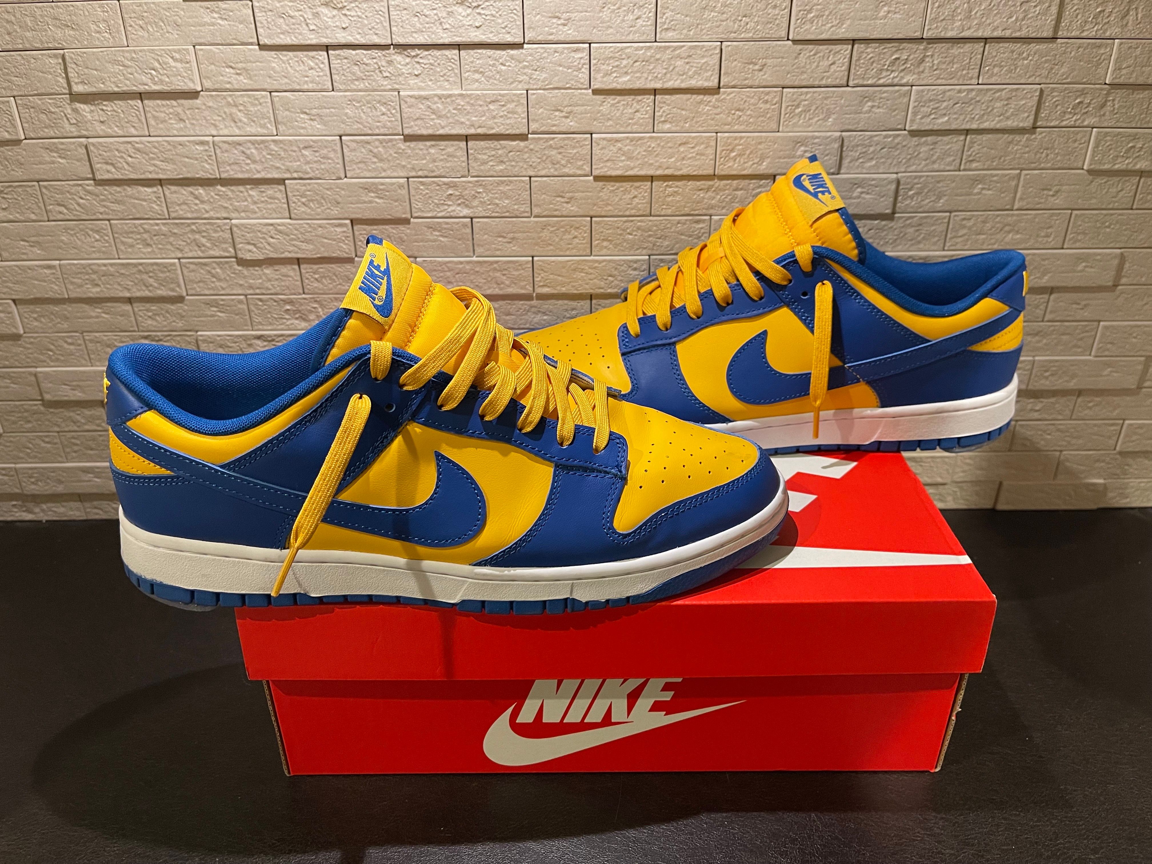 Nike Dunk Low "Blue Jay and University Gold"