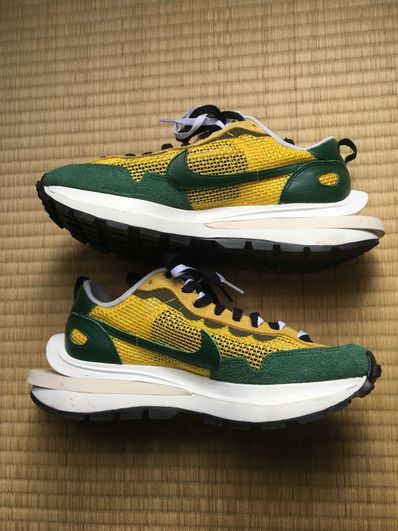sacai × Nike Vapor Waffle "Tour Yellow/Stadium Green-Sail"