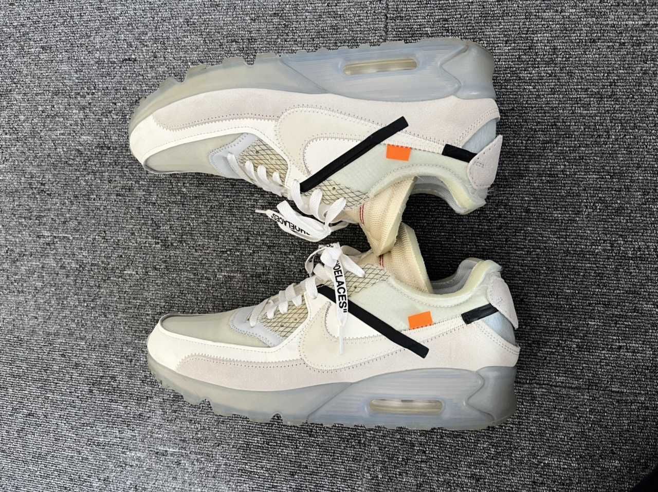 Off-White × Nike Air Max 90 "The 10/Sail"