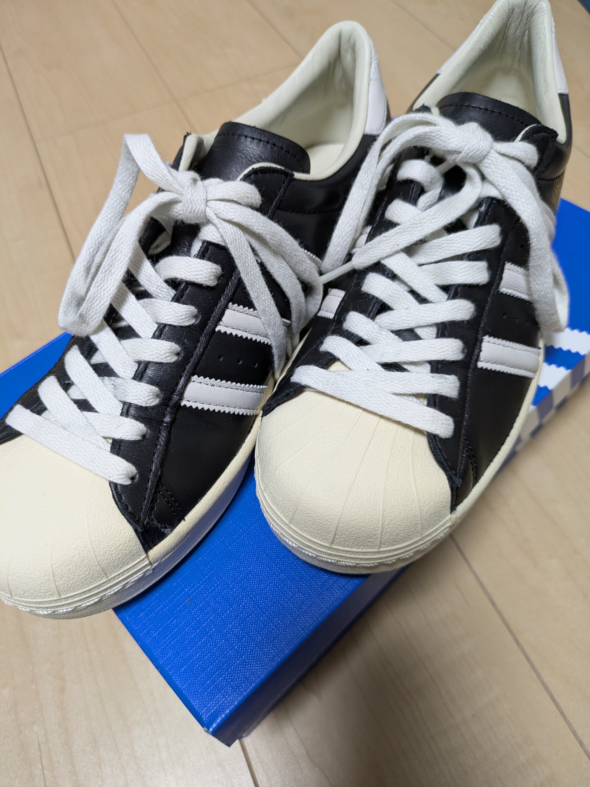 アディダスオリジナルス スーパースター ヴィンテージ "コアブラック/コアホワイト/コアホワイト"