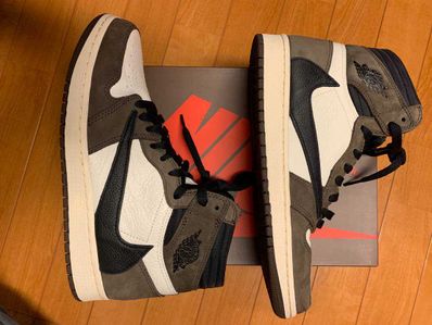 Travis Scott × Nike Air Jordan 1 Retro High OG TS SP "Sail/Dark Mocha"