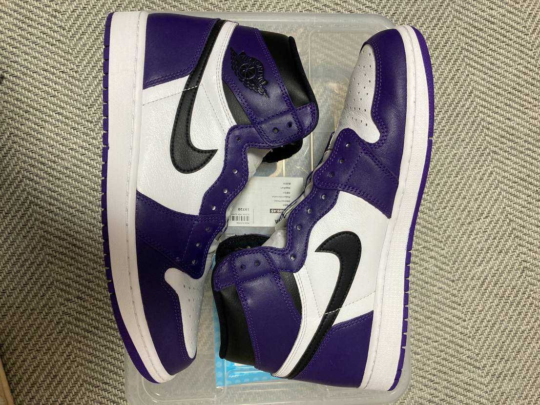 Nike Air Jordan 1 Retro High OG "Court Purple White/Black" (2020)