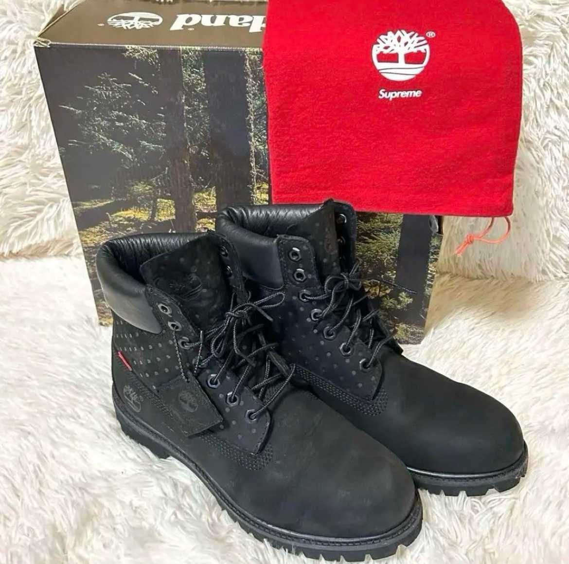 Supreme × Comme des Garcons × Timberland 6 Boot "Black"