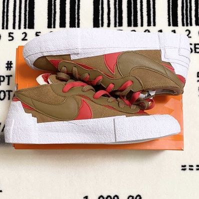 SACAI × NIKE BLAZER LOW "BRITISH TAN"