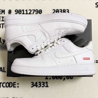Supreme × Nike Air Force 1 Low "White"